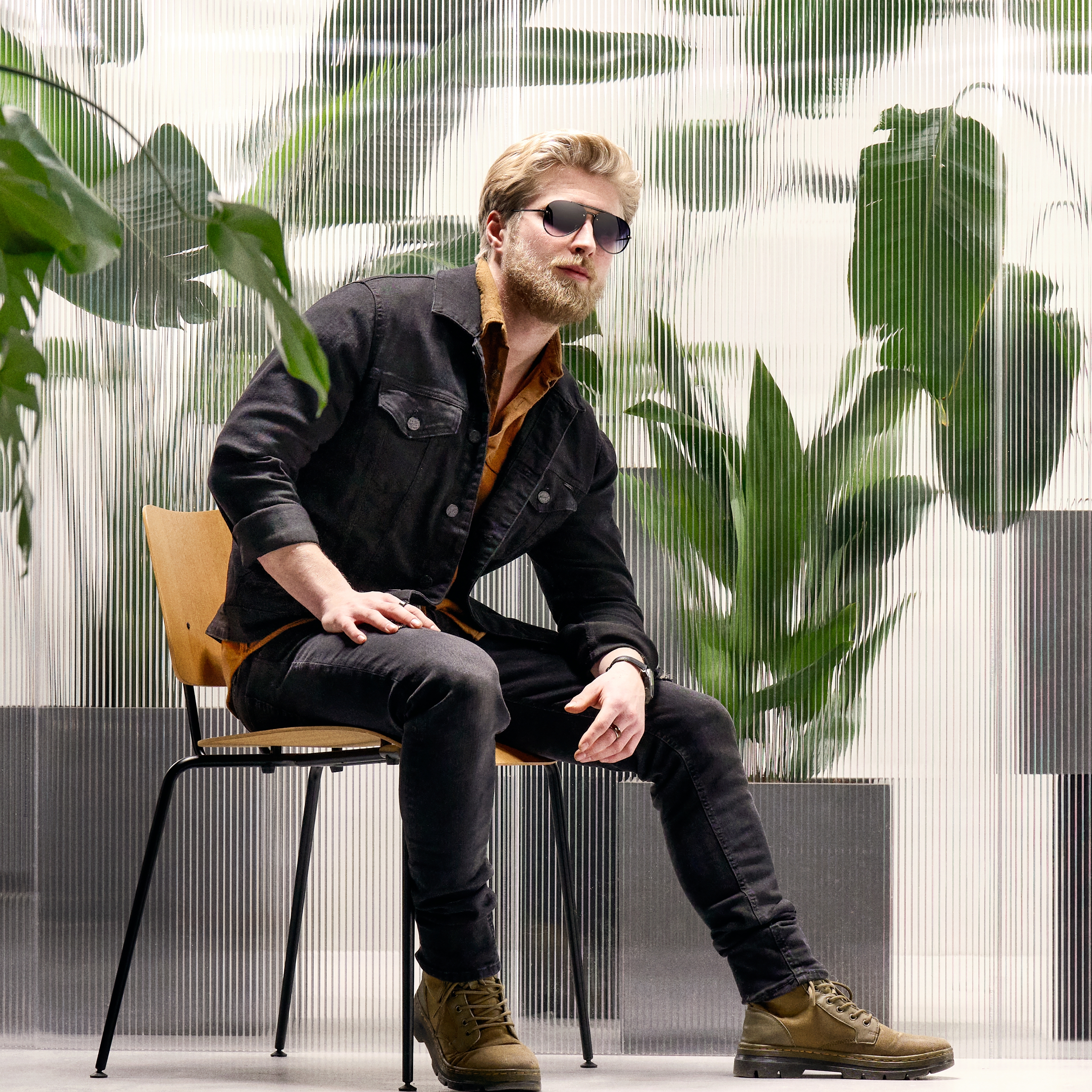 Occasus | Pilotbriller i Metallgrå og Gradert Gråfarge - 4