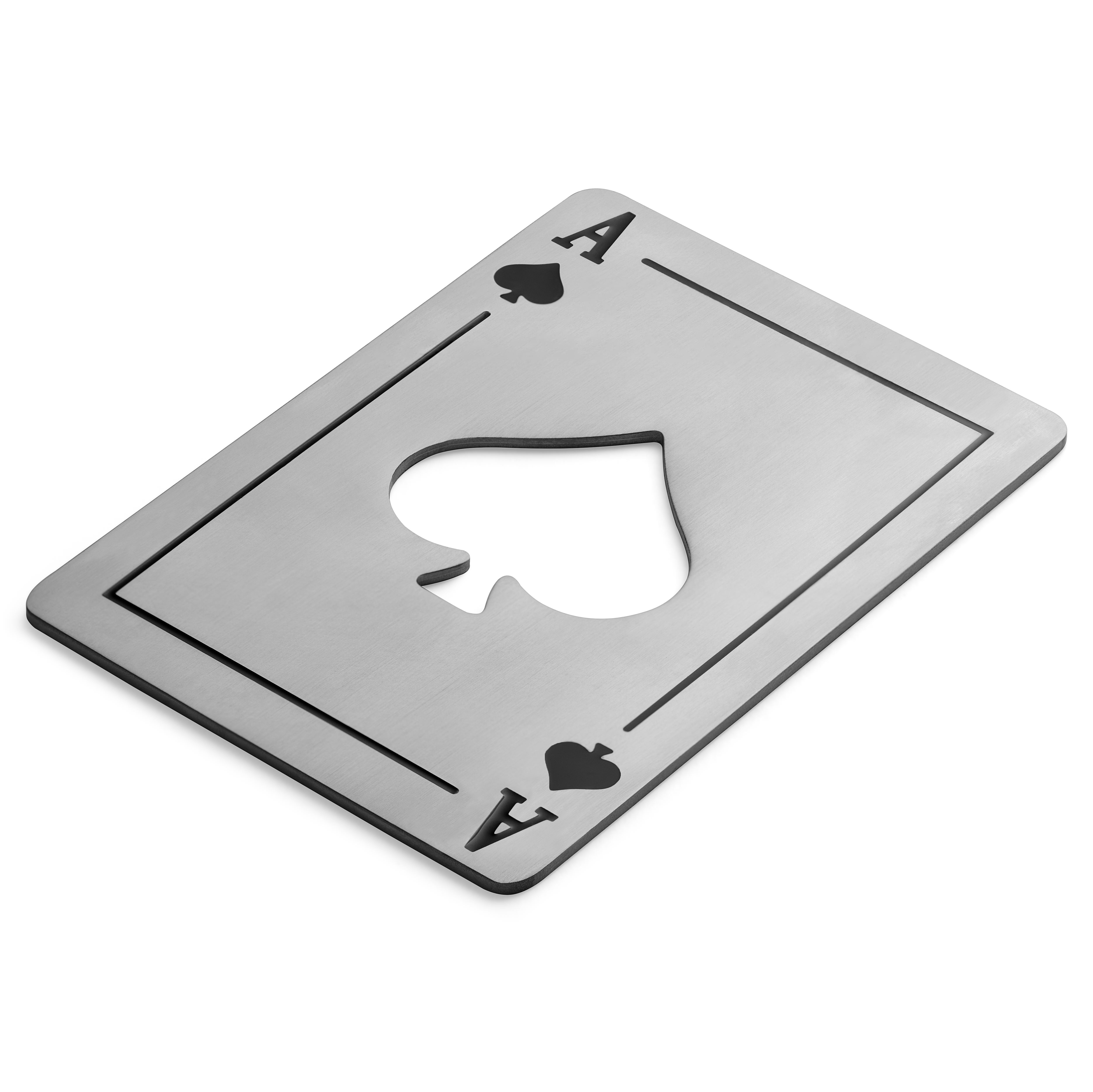 Ace | Abrebotellas con as de picas plateado - 4