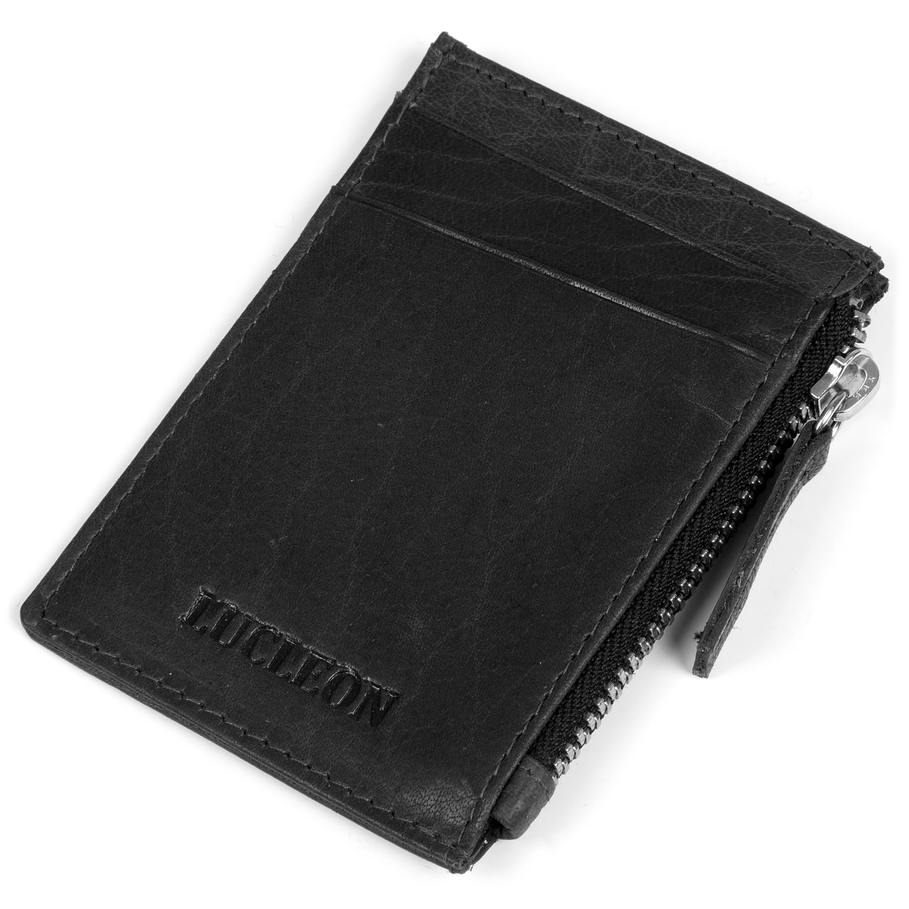 Montreal Mini Black RFID Leather Wallet - 3
