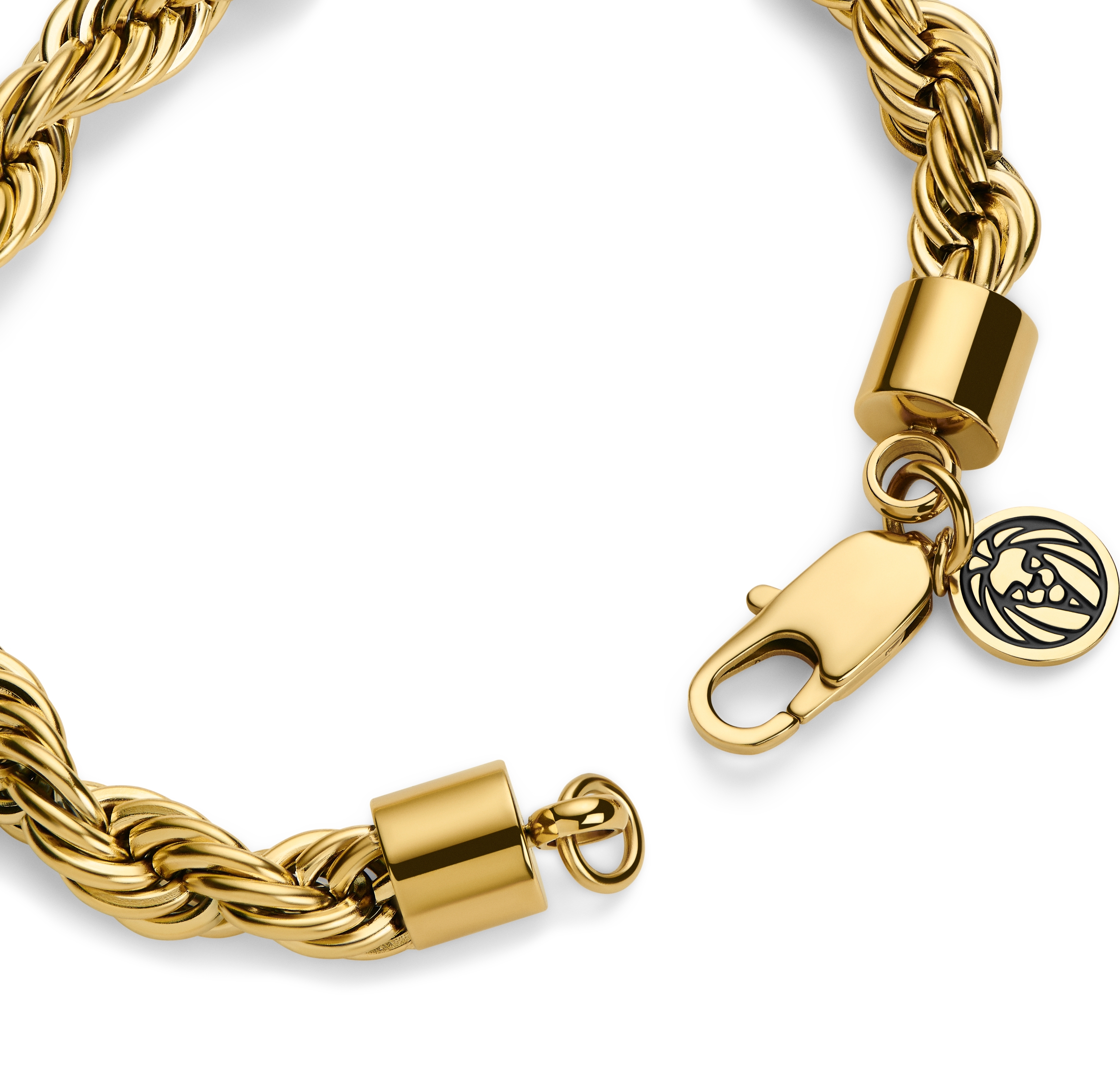 Essentials | 8 mm goldfarbenes Kabelketten-Armband - 3