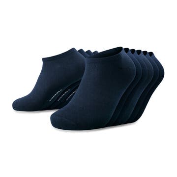 FreeFeel | Set van 6 paar koningsblauwe bamboe enkelsokken FreeFeel | Set van 6 paar koningsblauwe bamboe enkelsokken