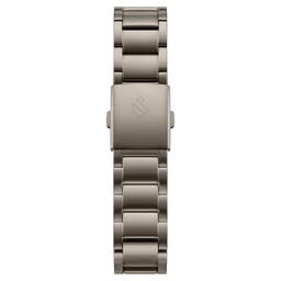 Yves | Bracelet de montre en acier inoxydable gris foncé