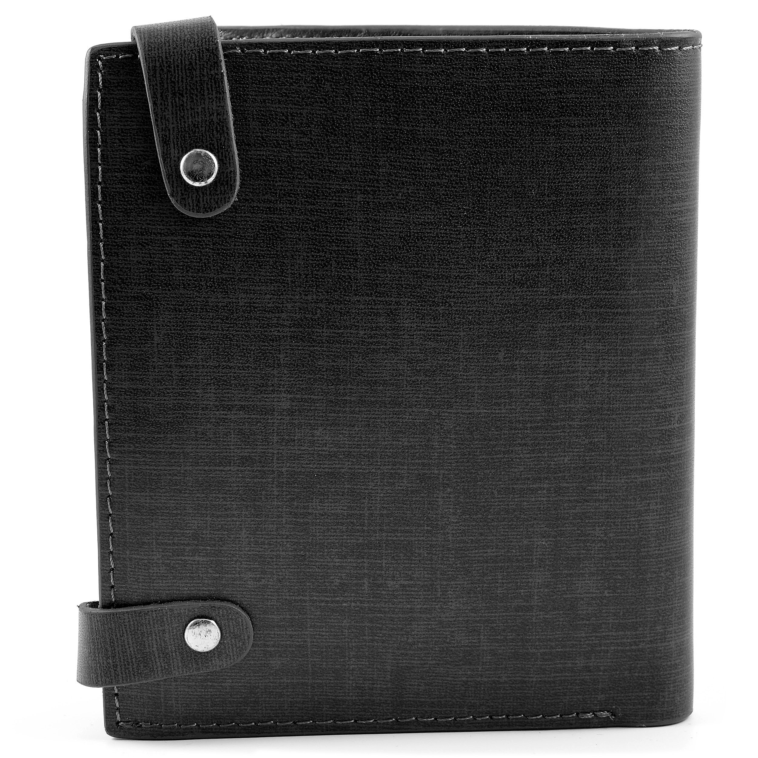 Graue Pierre Leder Geldbörse - 3