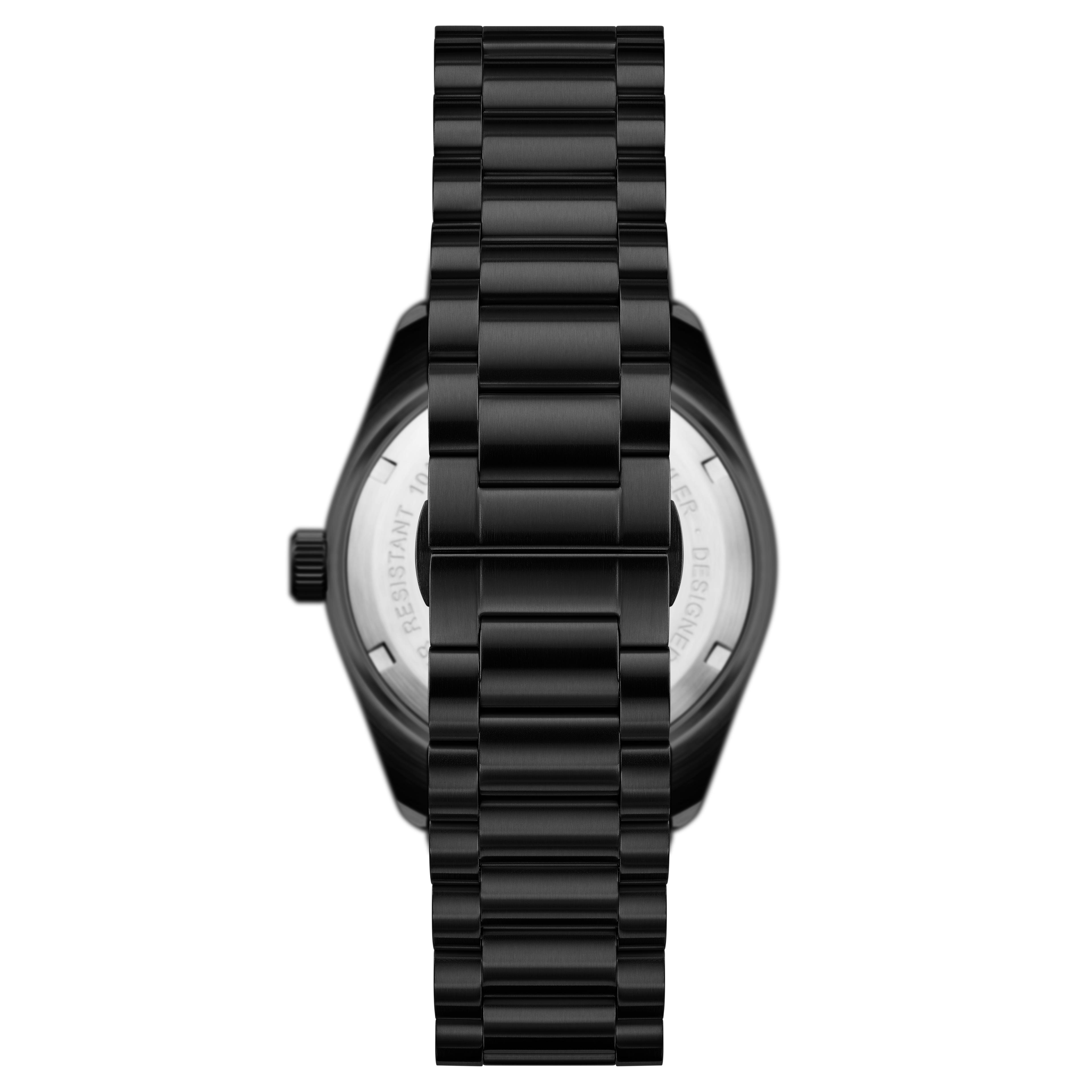 Métier II | Reloj GMT de acero inoxidable negro de edición limitada - 5