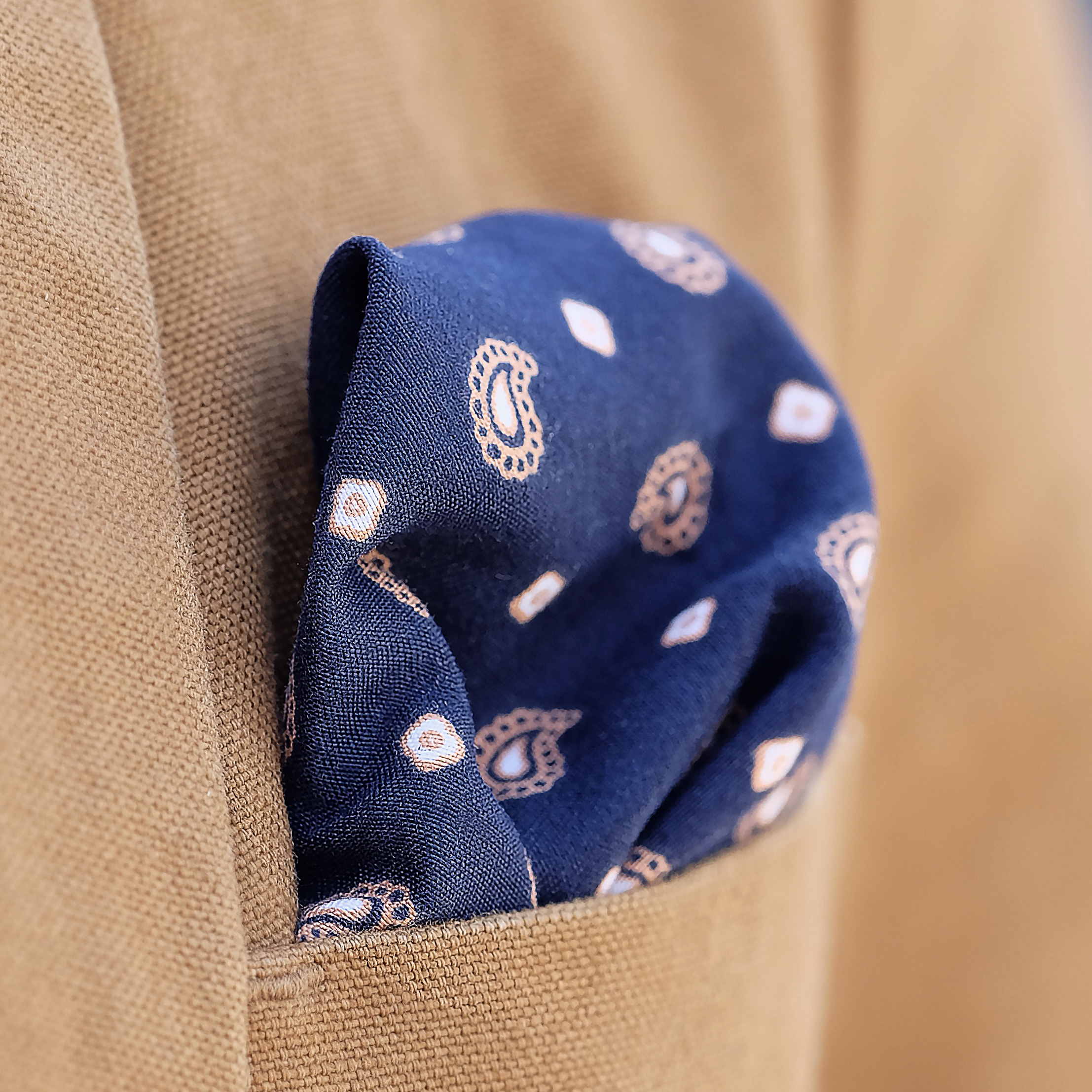 Mini Paisley Einstecktuch - 3