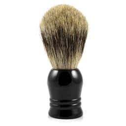Black Horn Pure Badger Shaving Brush