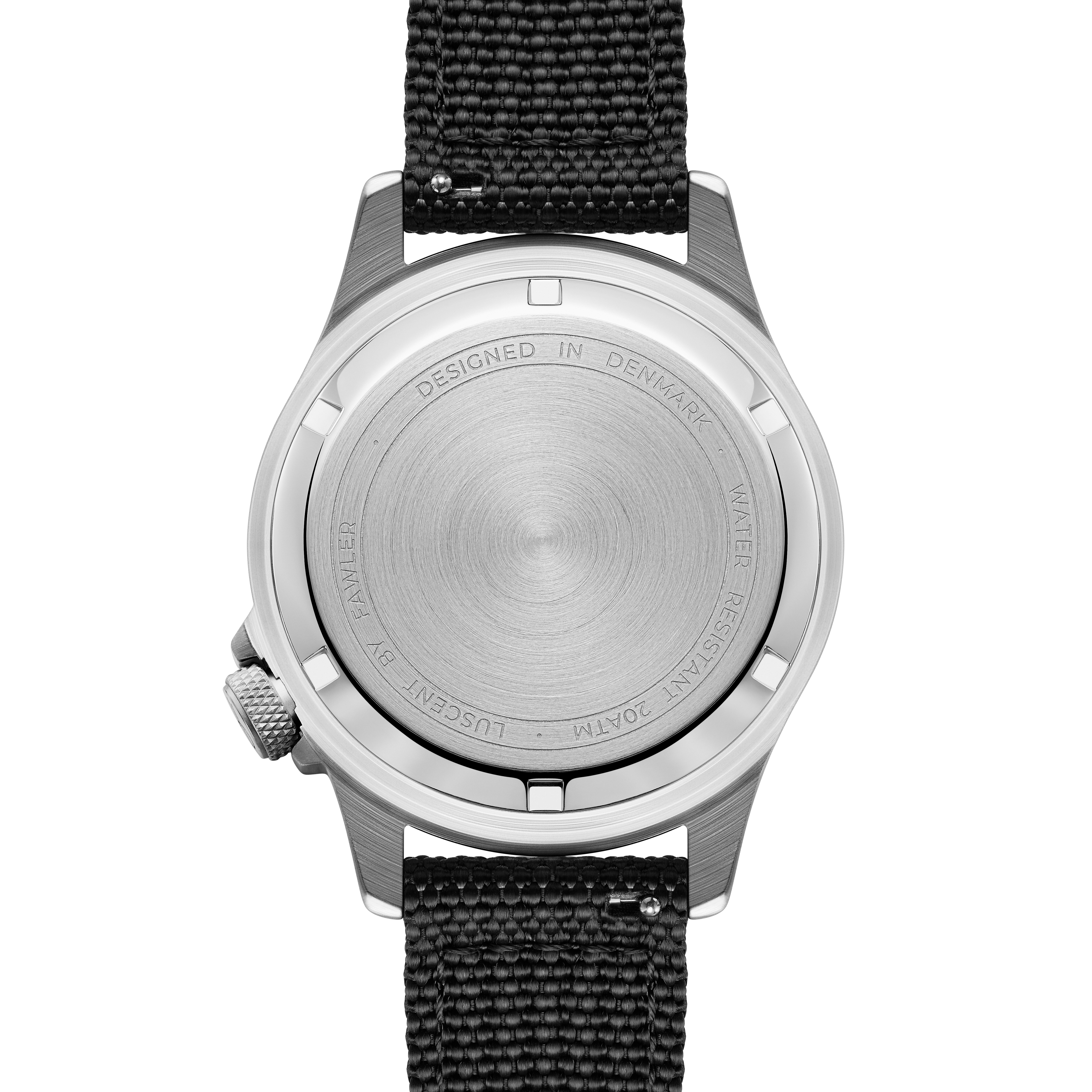 Luscent | Montre de plongée en acier gris brossé avec cadran luminescent - 5