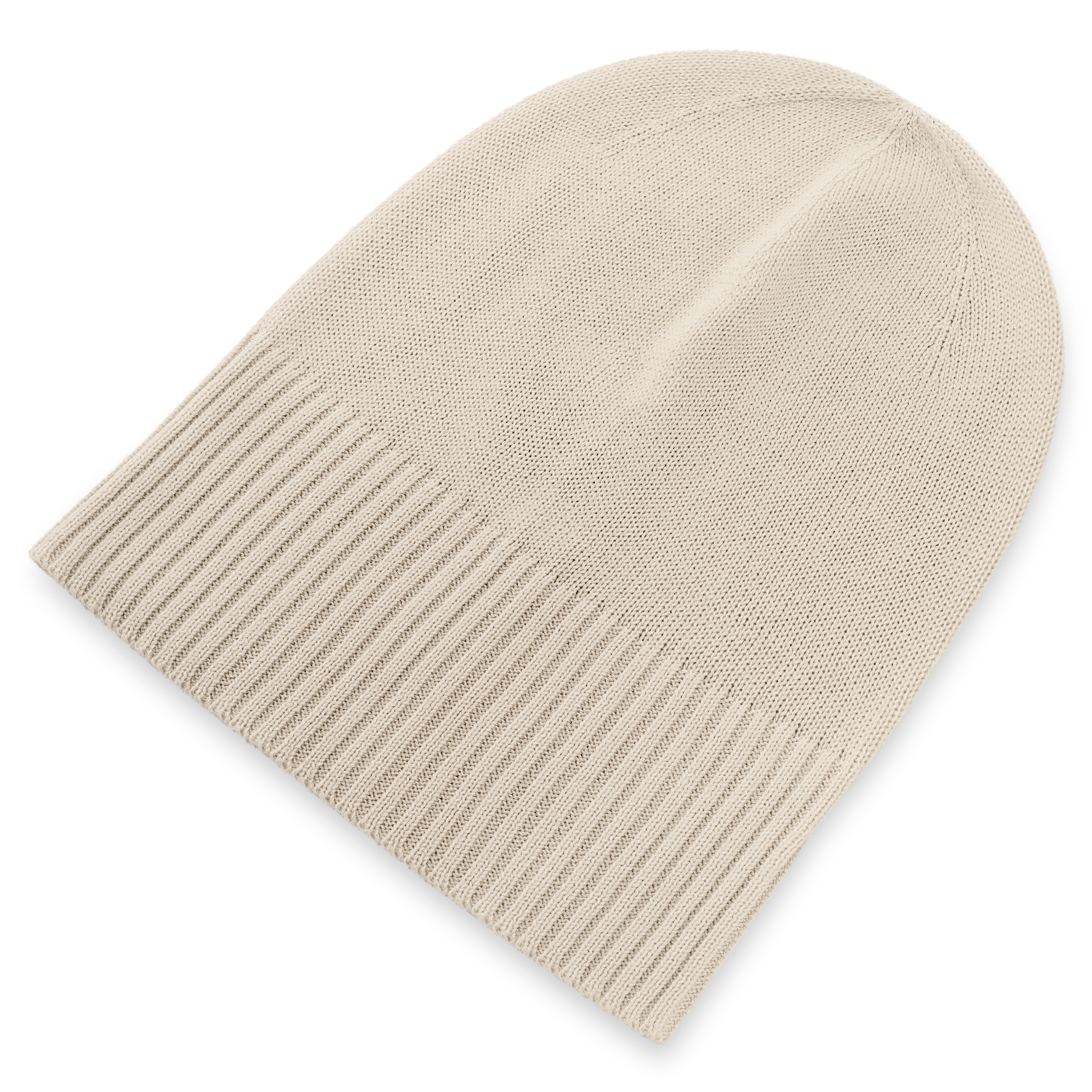 Konrad Kite | Off-white Lightweight Organic Cotton Beanie - 5