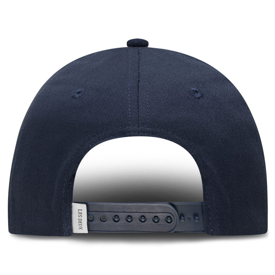 Les Deux | Donkerblauwe Suede Baseballpet II - 6