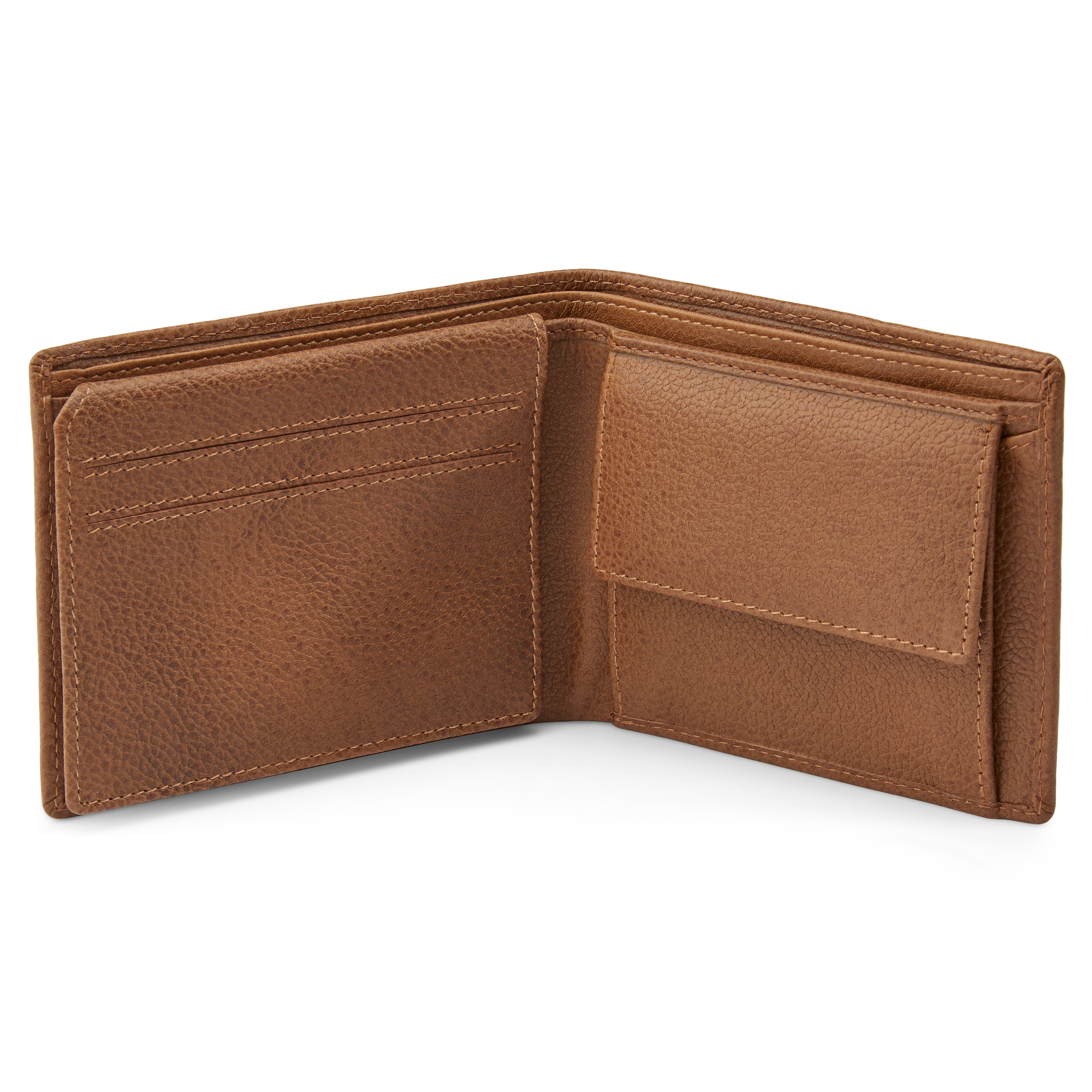 Kullanruskea RFID-suojattu Smith-nahkalompakko - 2