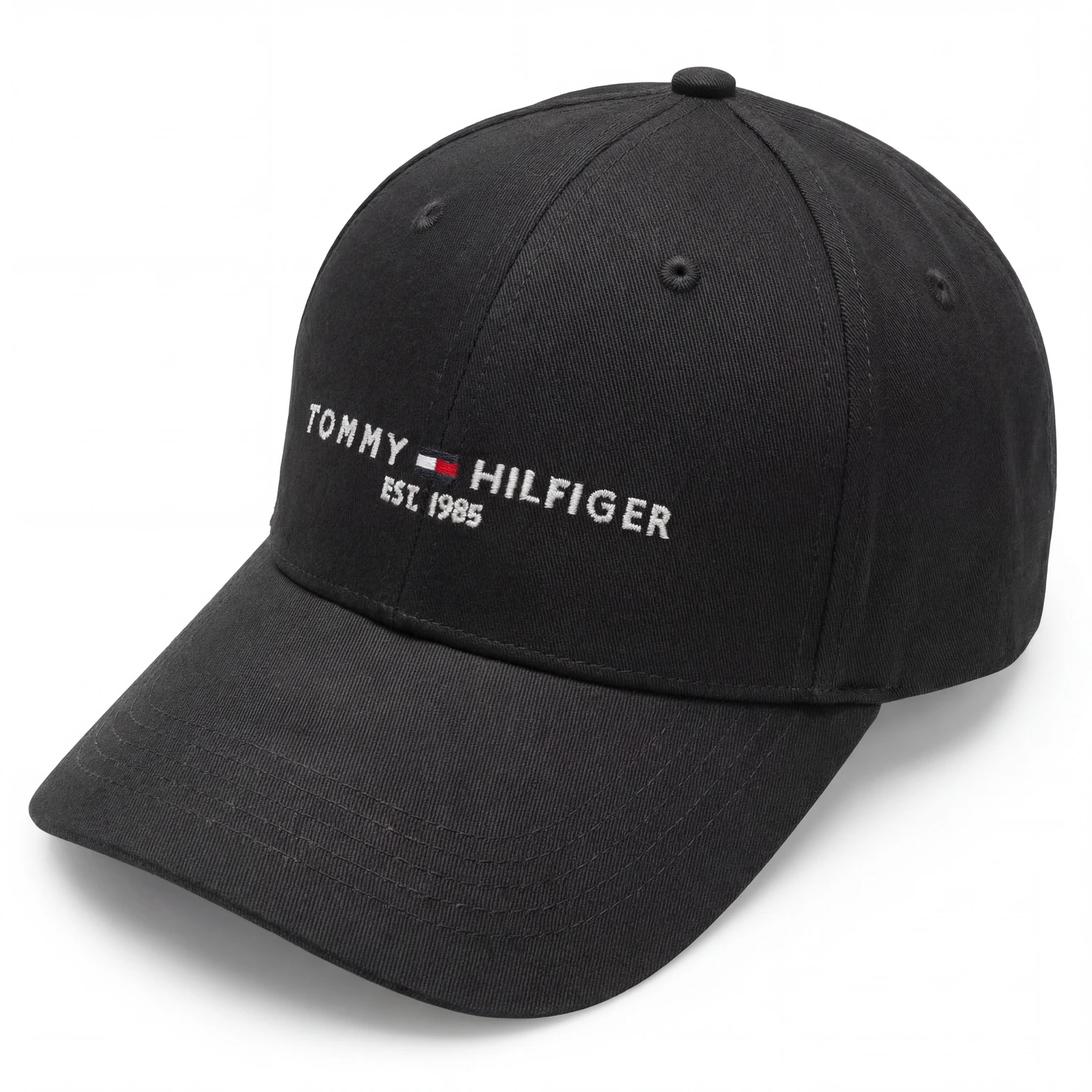 Tommy Hilfiger ESTABLISHED juoda kepurė Tommy Hilfiger ESTABLISHED juoda kepurė