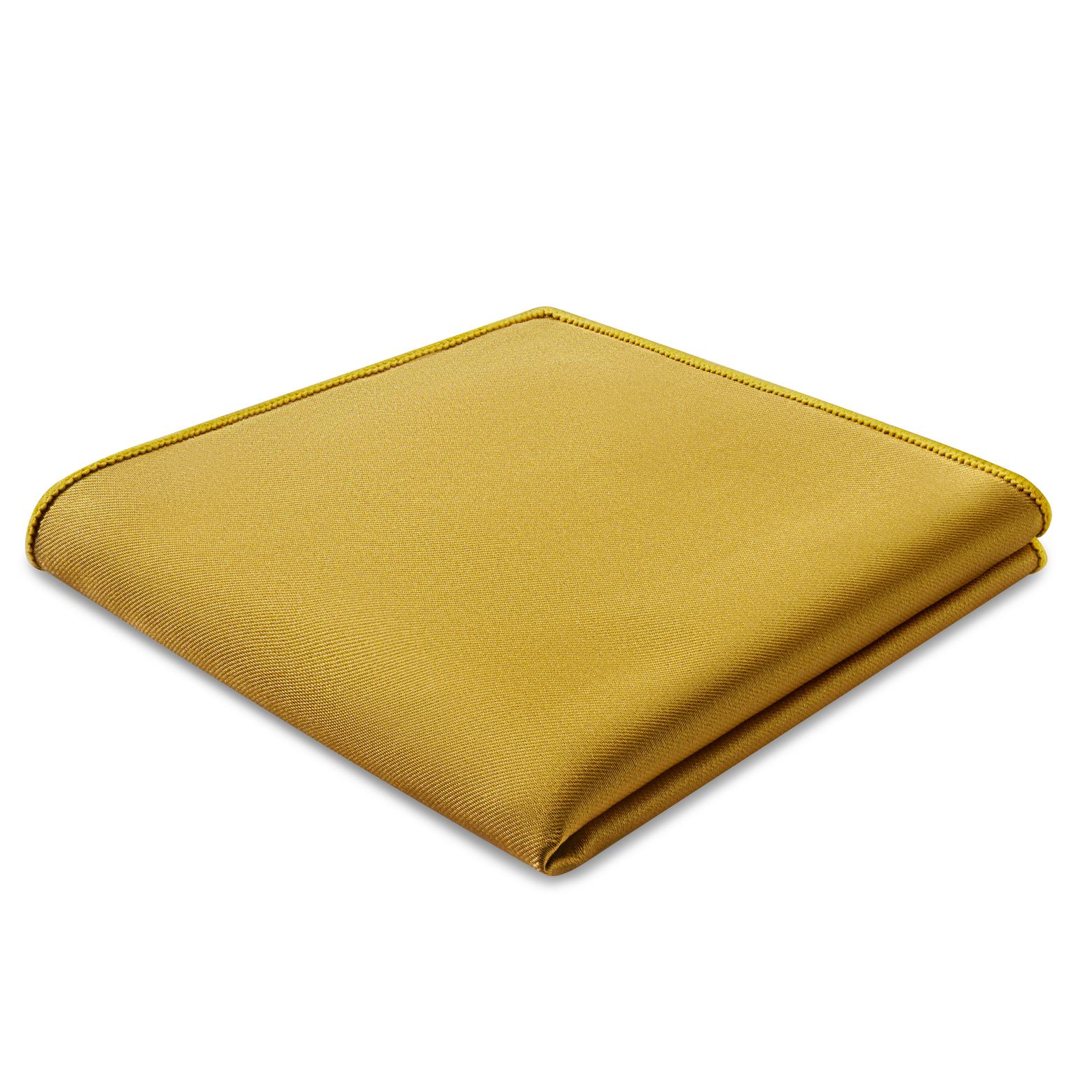 Gyldenbrun Satin Lommeklud Gyldenbrun Satin Lommeklud