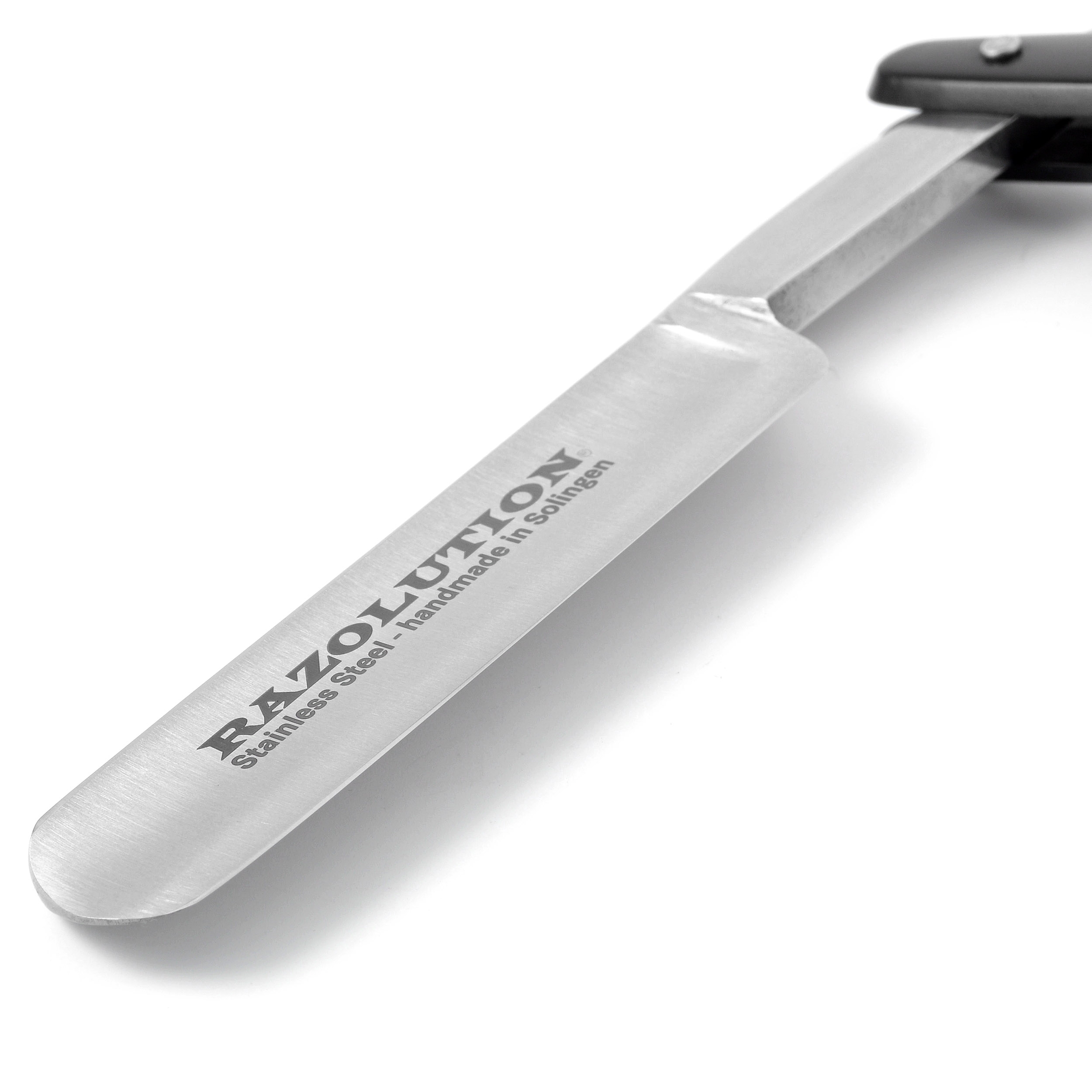 Sort 5/8" Rustfri Stål Barberkniv - 6