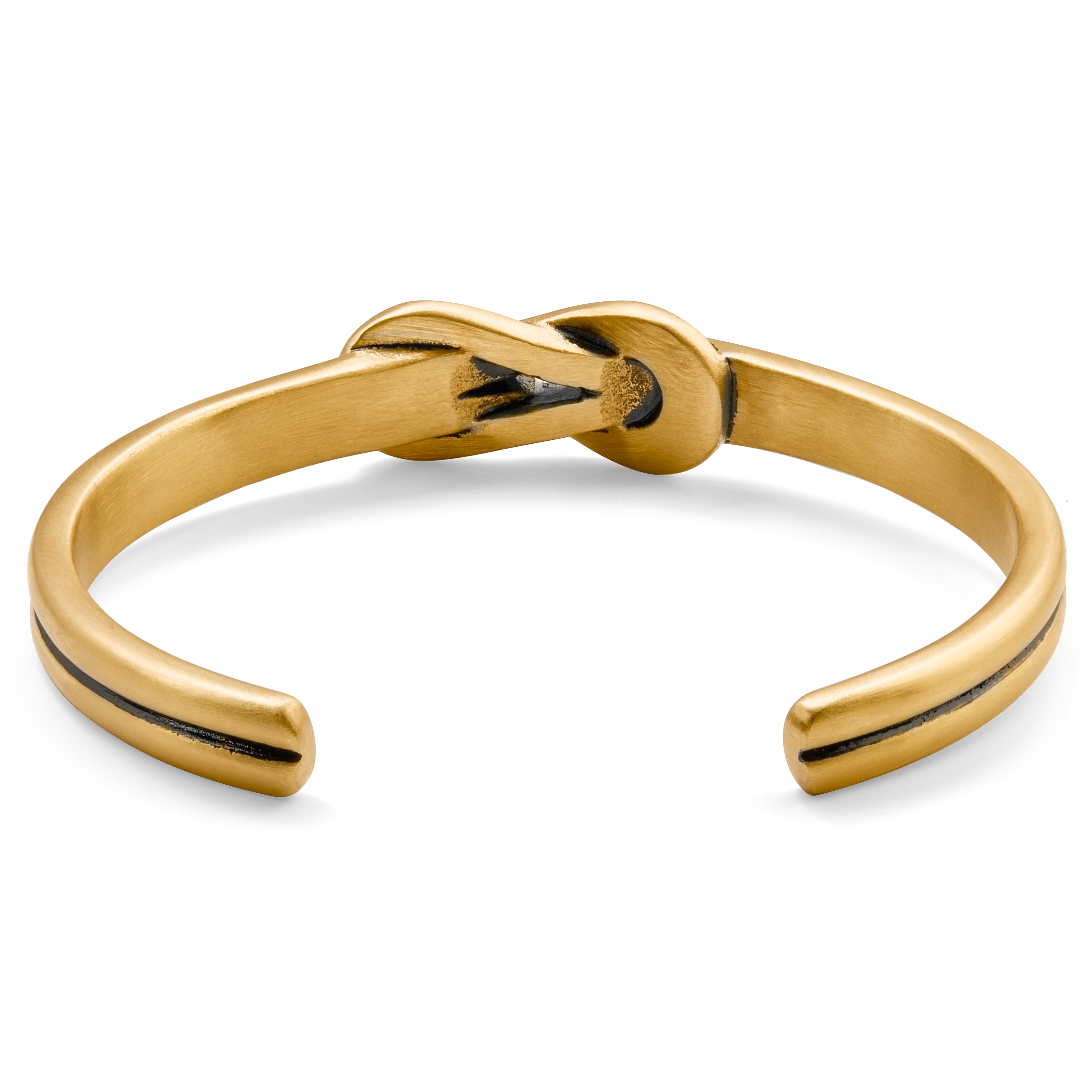 Evan Graham Gold-tone Hercules Knot Cuff Bracelet - 3