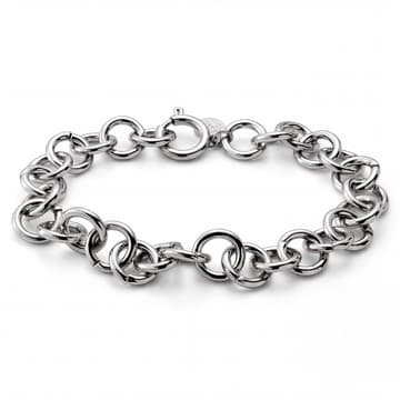 New Classics | Masivna zapestnica iz nerjavečega jekla srebrne barve, širina 10mm
New Classics | Masivna zapestnica iz nerjavečega jekla srebrne barve, širina 10mm