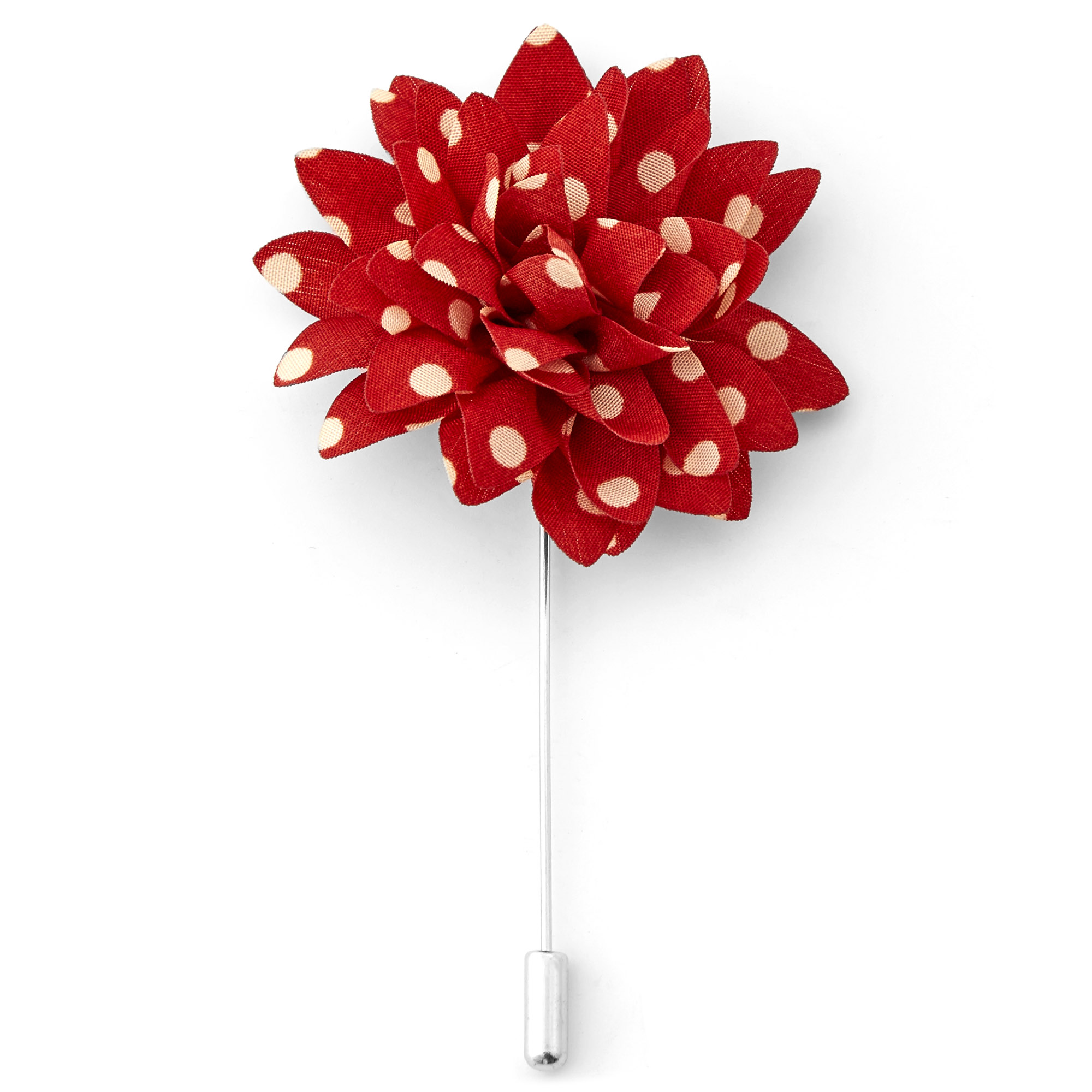 Prickig Röd Kavajnål - 1