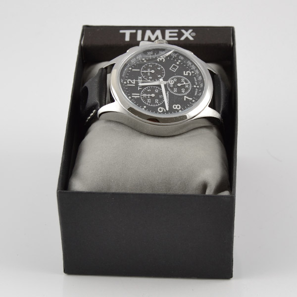 TIMEX - Black Leather Ur - 3