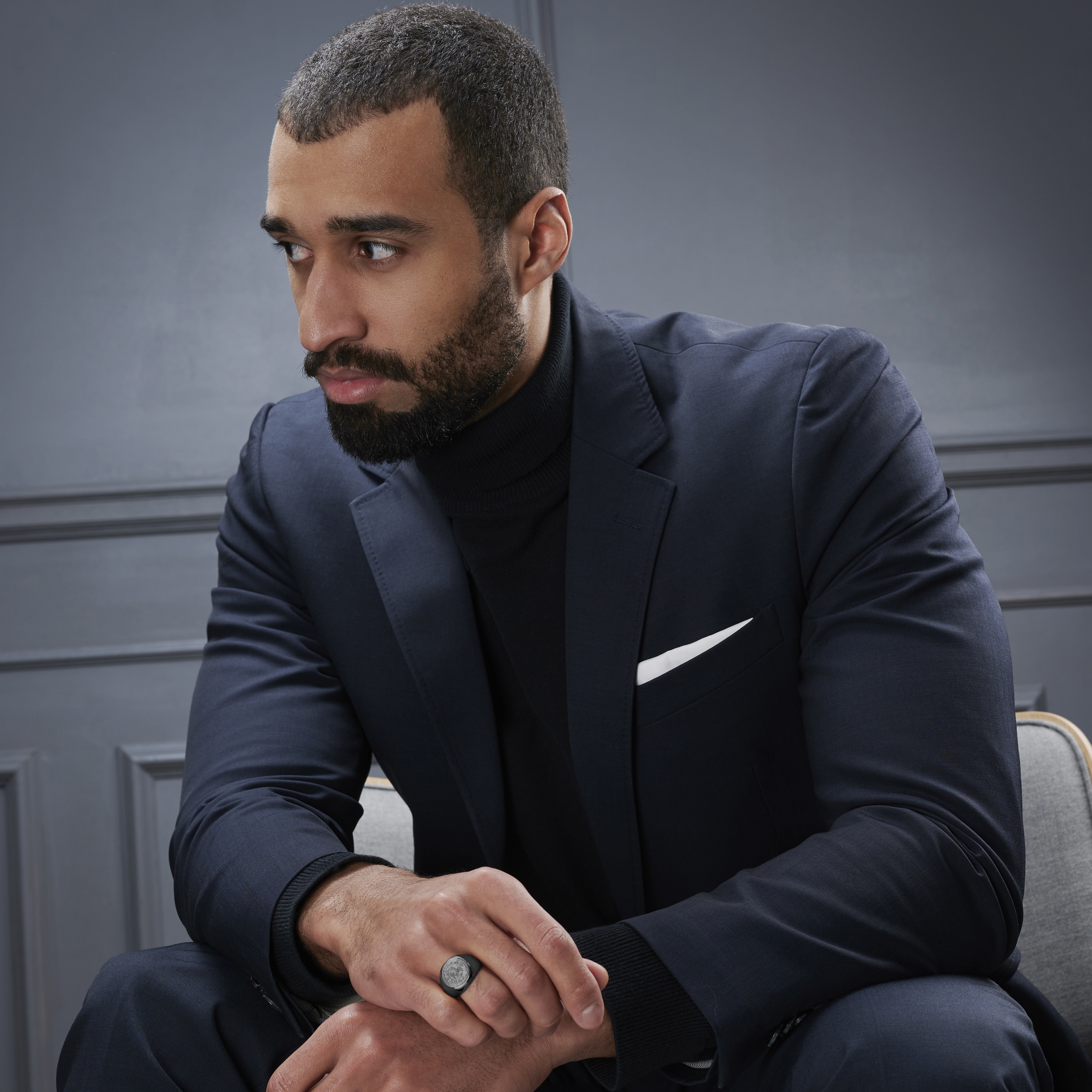 Asemetallin värinen Laif Makt -sormus - 5