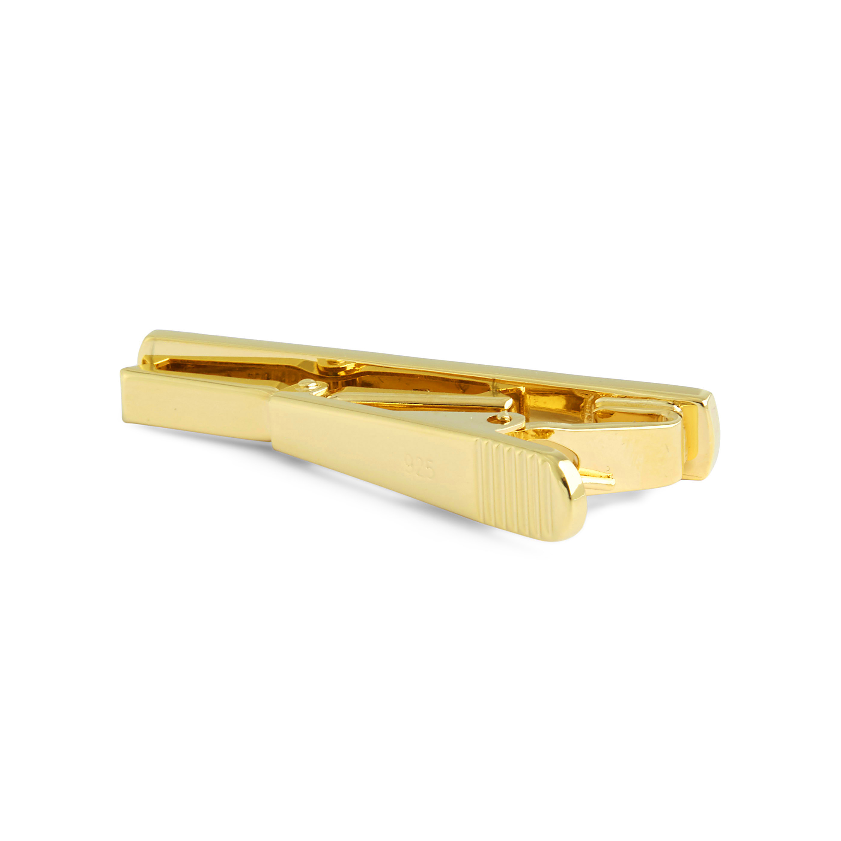 Kort Gylden Slipsklype av 925s Sølv med Northern Logo - 2