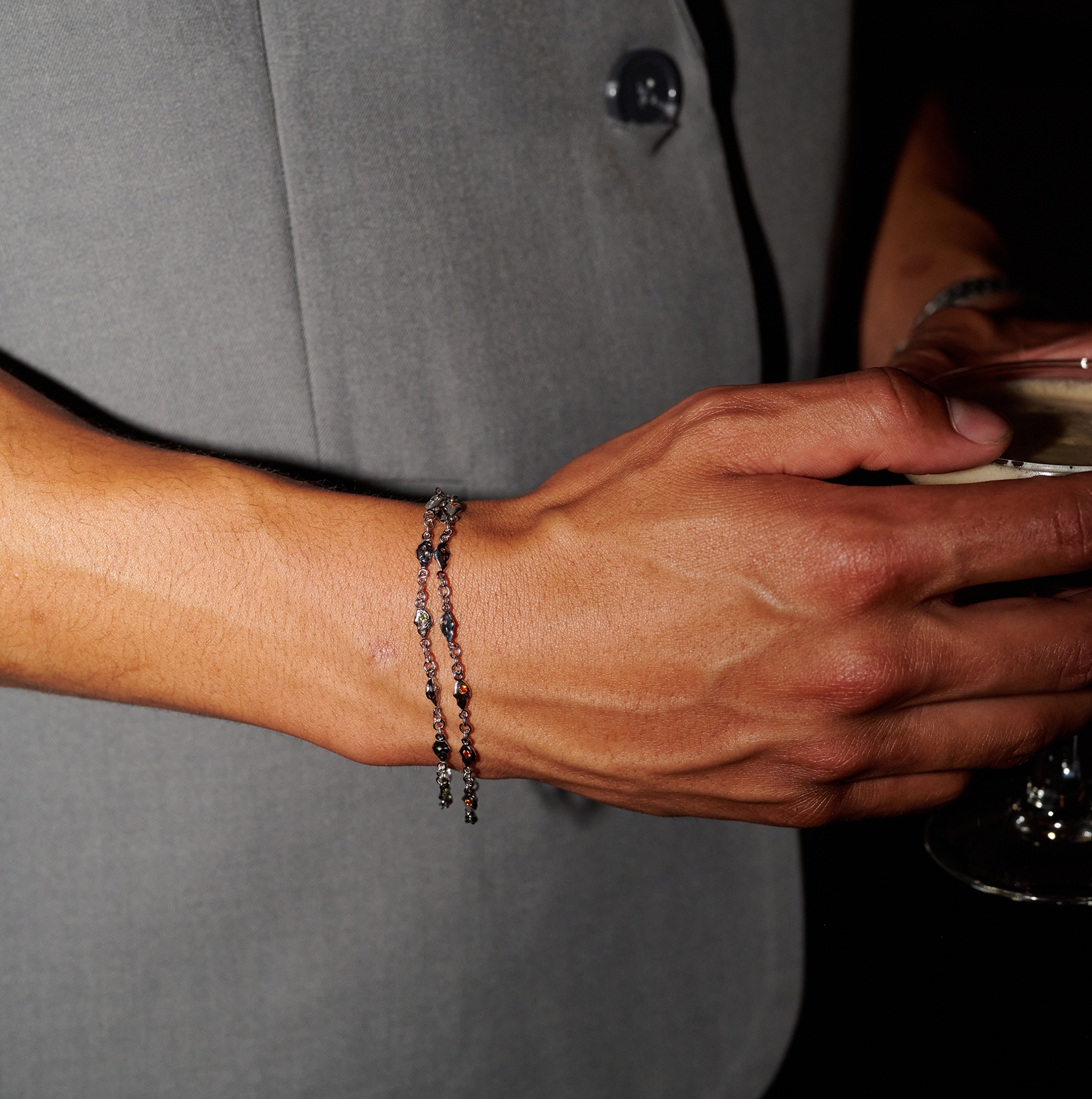 Hidden Gem | Dragonfire Eternity-armband van 925 sterling zilver - 4