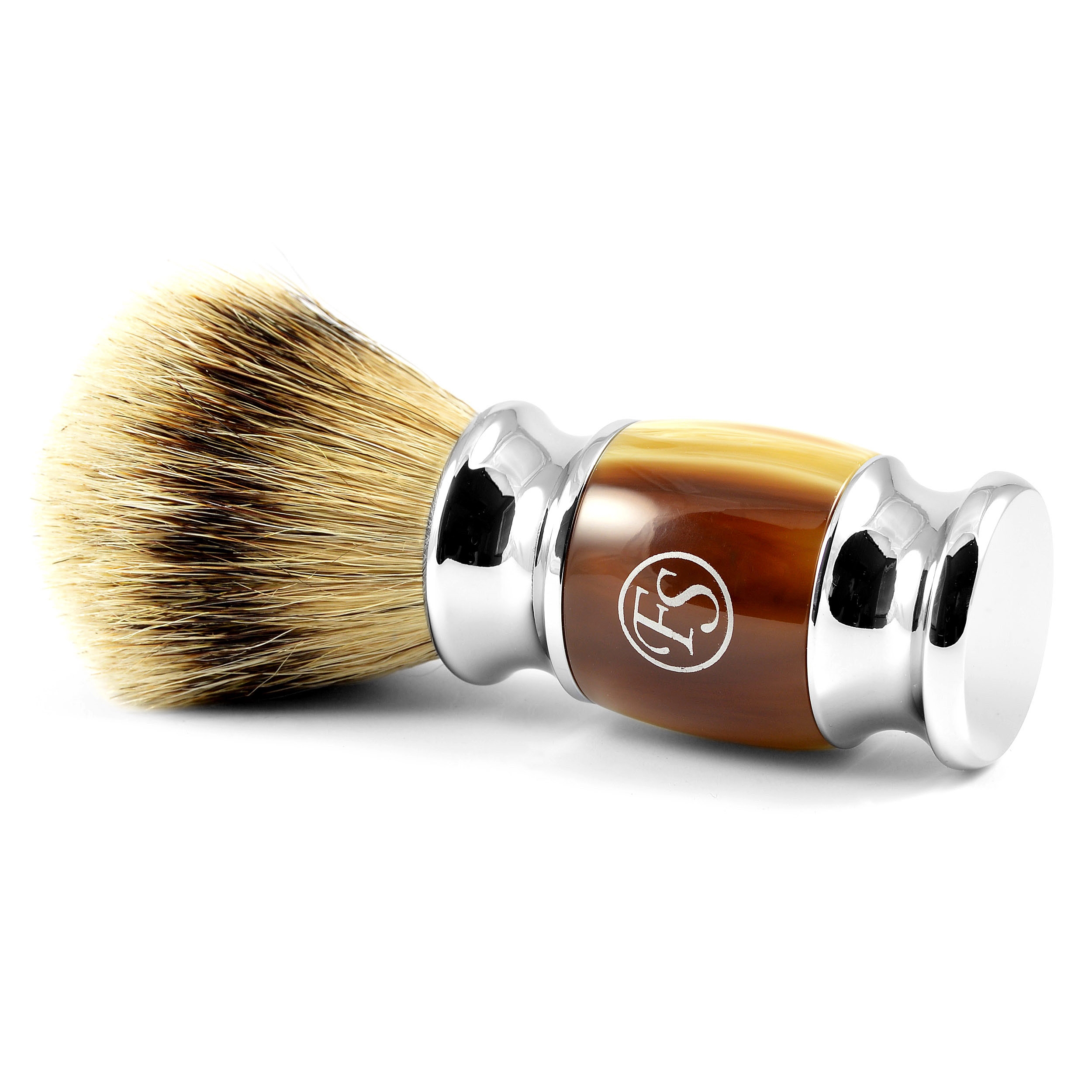 Faux Horn Modern Finest Badger Shaving Brush - 2