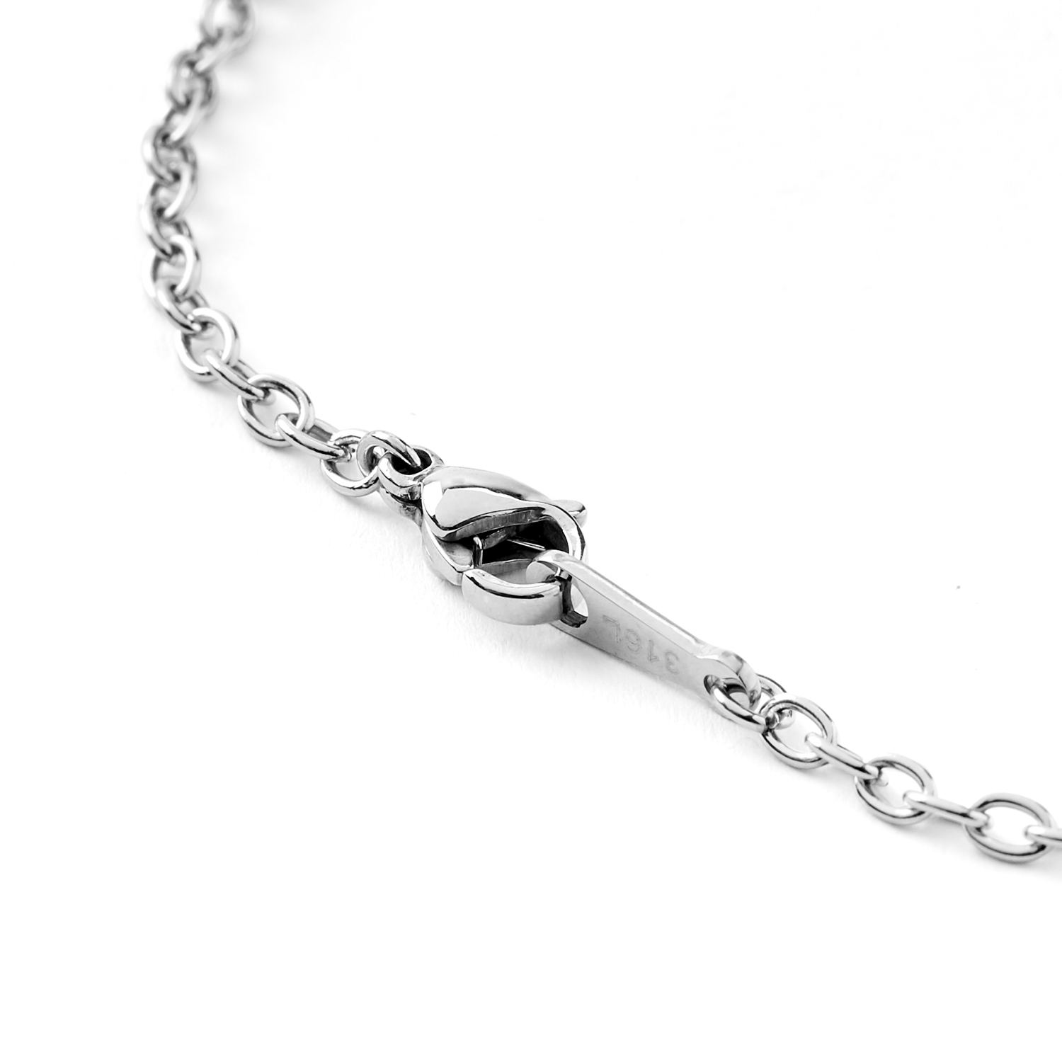 Aranyszínű berakásos keresztes nyaklánc - 4