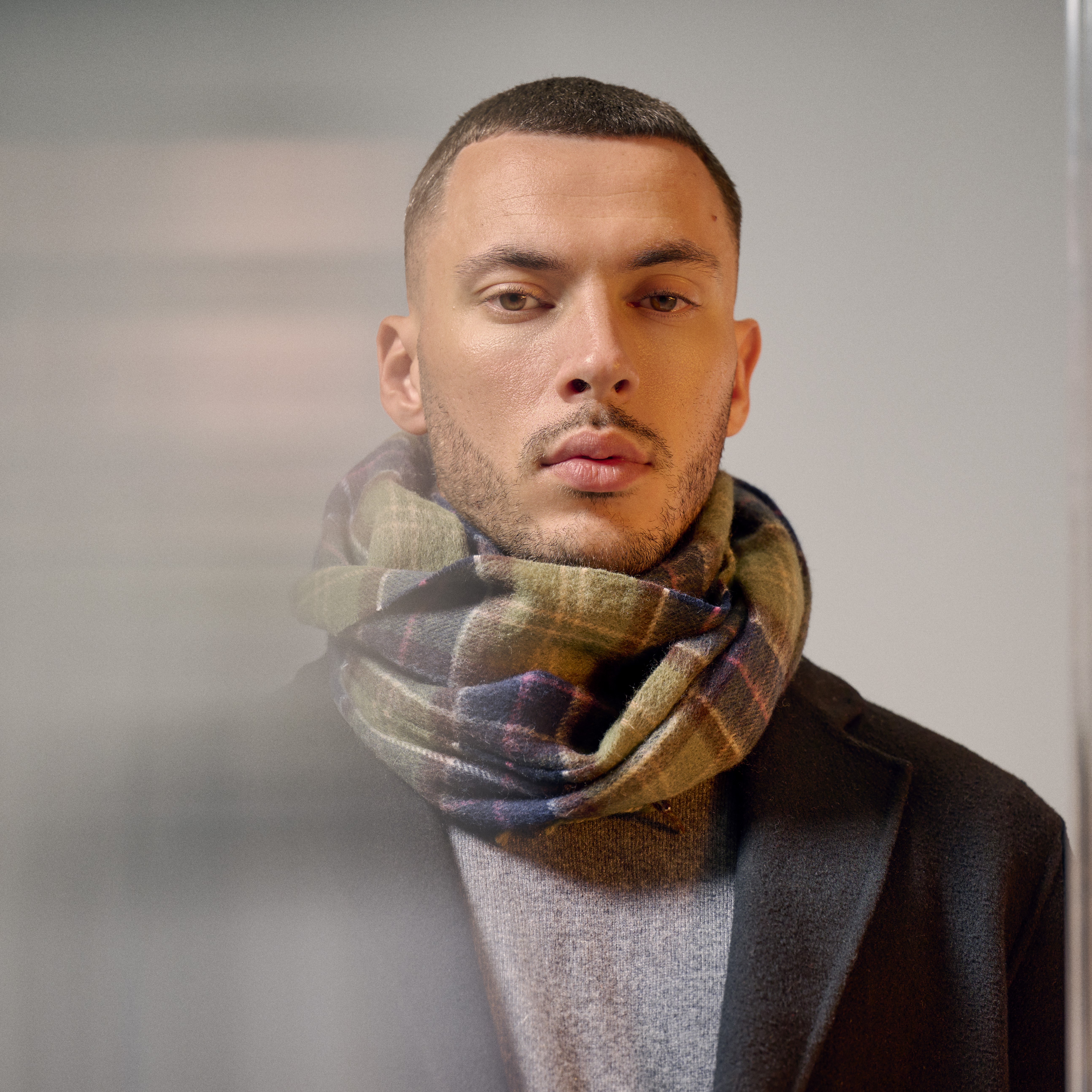 Highlands | Grøn & Blå Ternet Hunting Uldtørklæde - 2