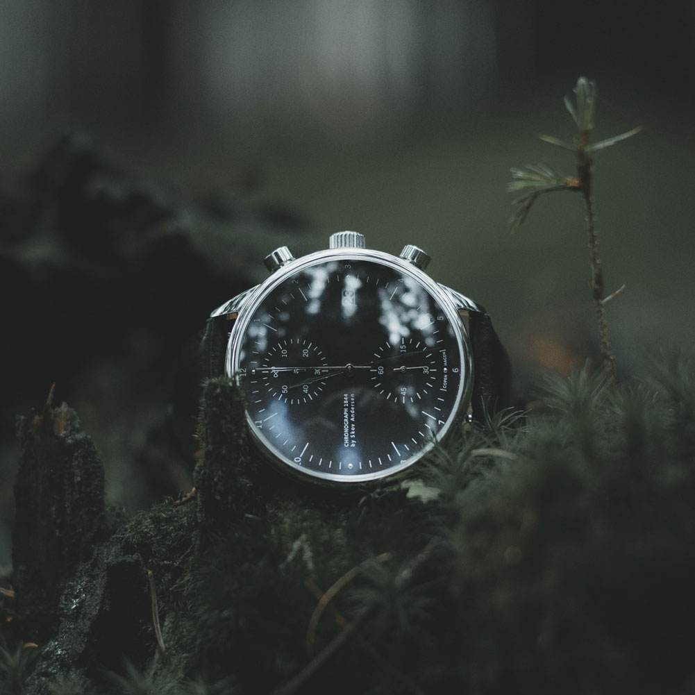 時計 About Vintage 1844 Chronograph, Black Amazon.com: About Vintage 1844 Chronograph Mens Watch
