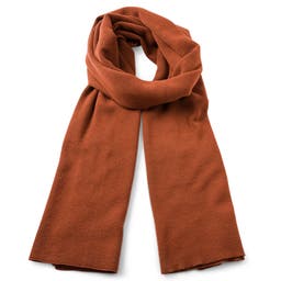 Hiems | Pomarańczowy szalik z bawełny z recyklingu