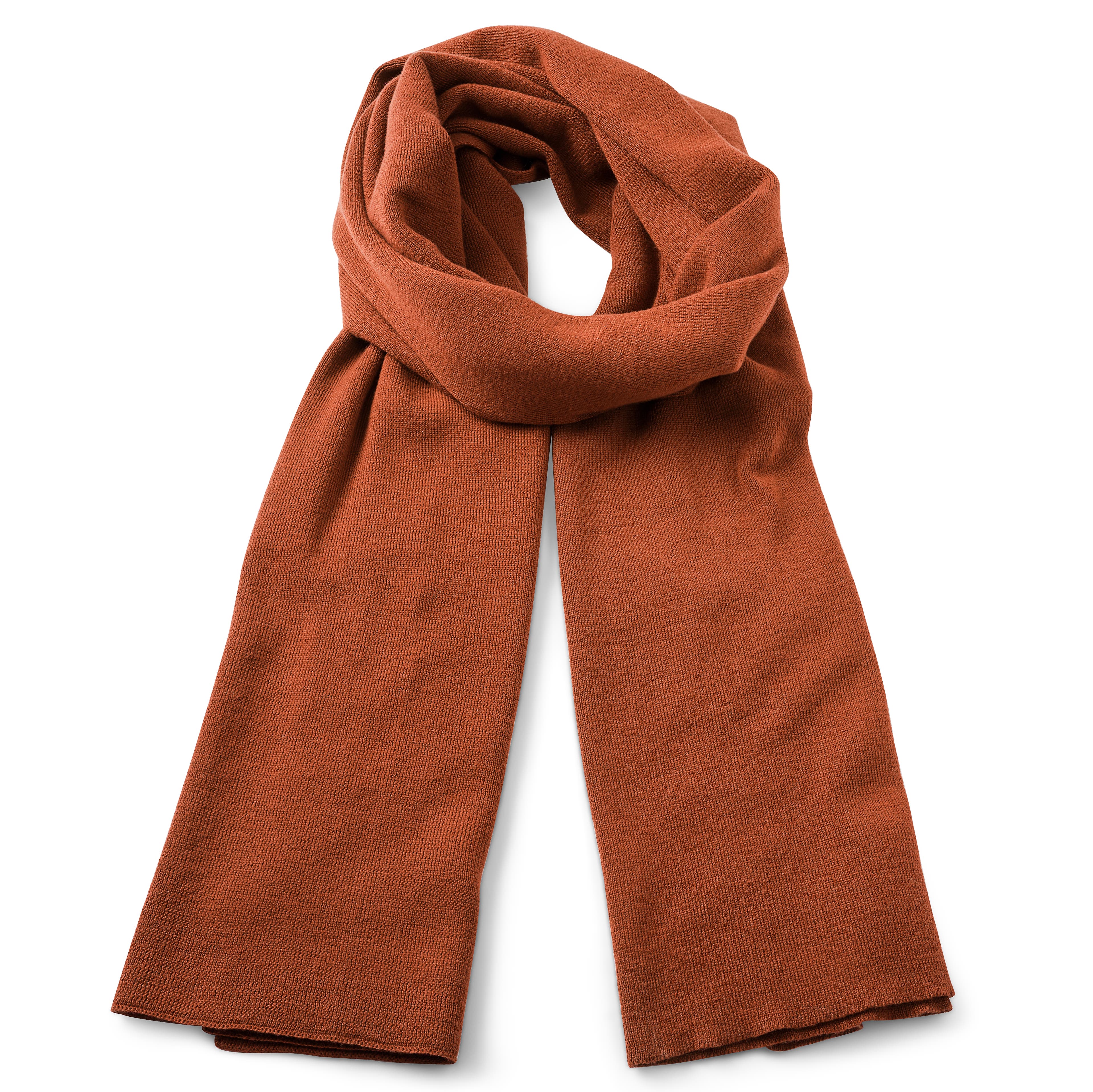Hiems | Оранжев шал от рециклиран памук