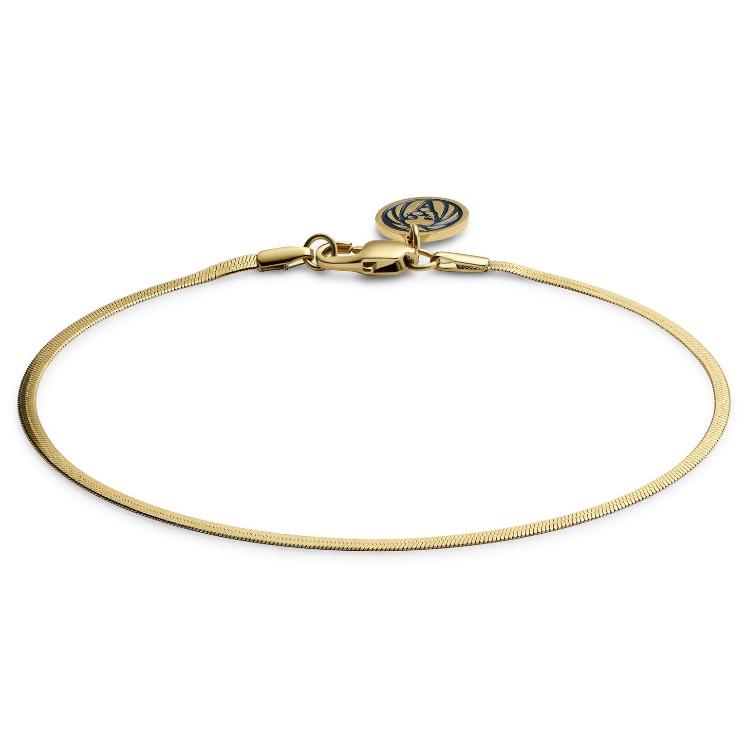Essentials | Pulsera de cadena de espiga dorada de 2 mm Essentials | Pulsera de cadena de espiga dorada de 2 mm