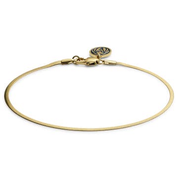 Essentials | 2 mm Guldfarvet Sildeben Armbånd Essentials | 2 mm Guldfarvet Sildeben Armbånd