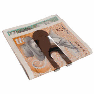 Indhugget Stål Money Clip - 1