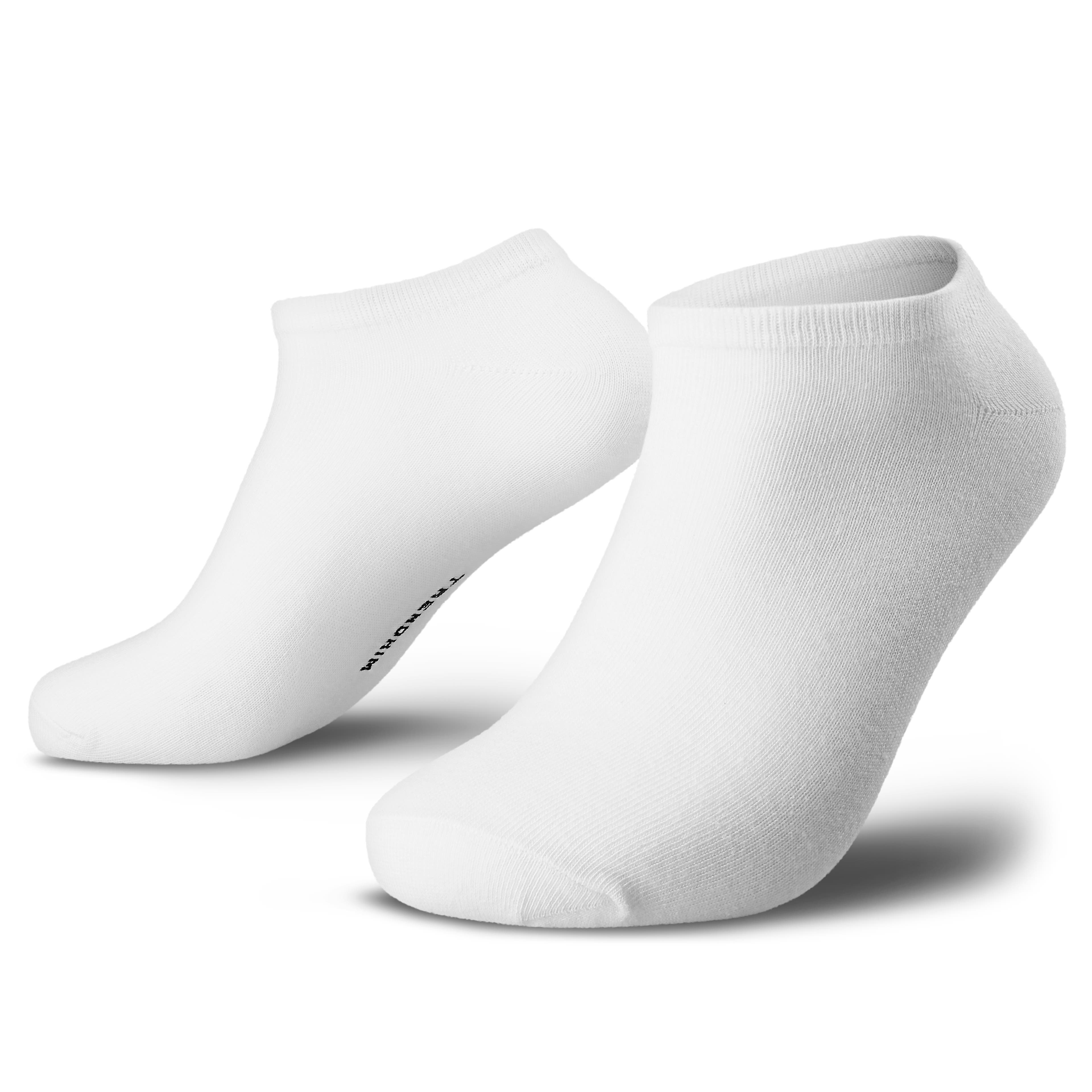 Magnus | Bílé kotníkové ponožky