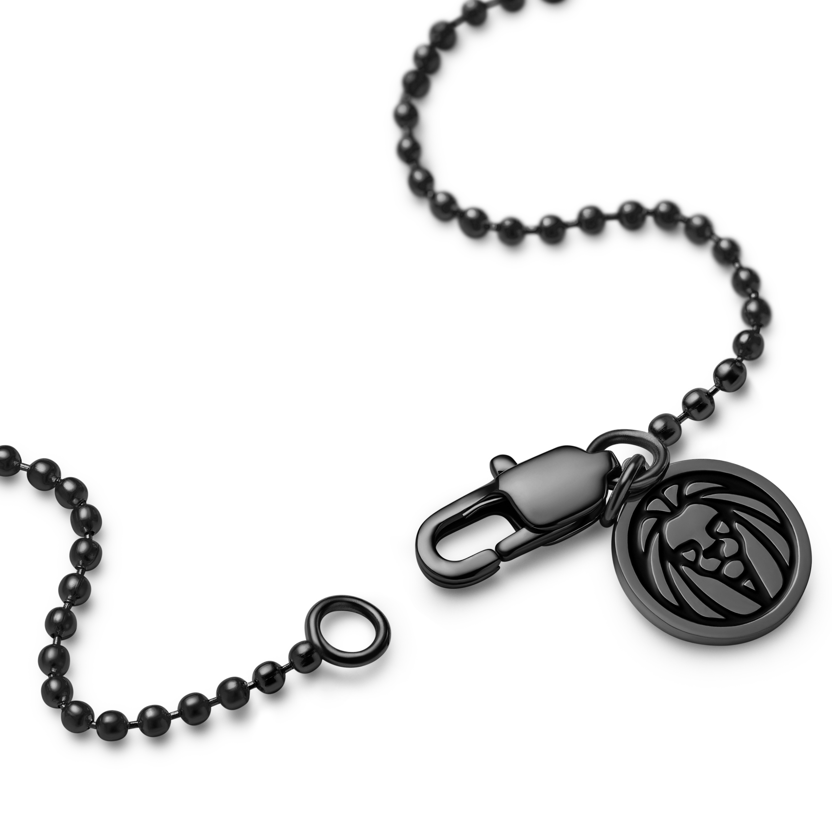 Essentials | Bracelet gris anthracite à chaîne à boules 1,6 mm - 5