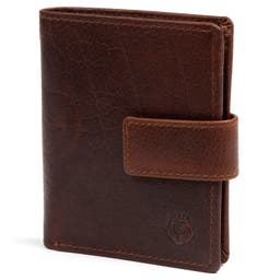 Montreal Compact Tan RFID Leather Wallet