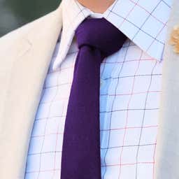 Raw Handmade Purple Tie - 3 - hover gallery