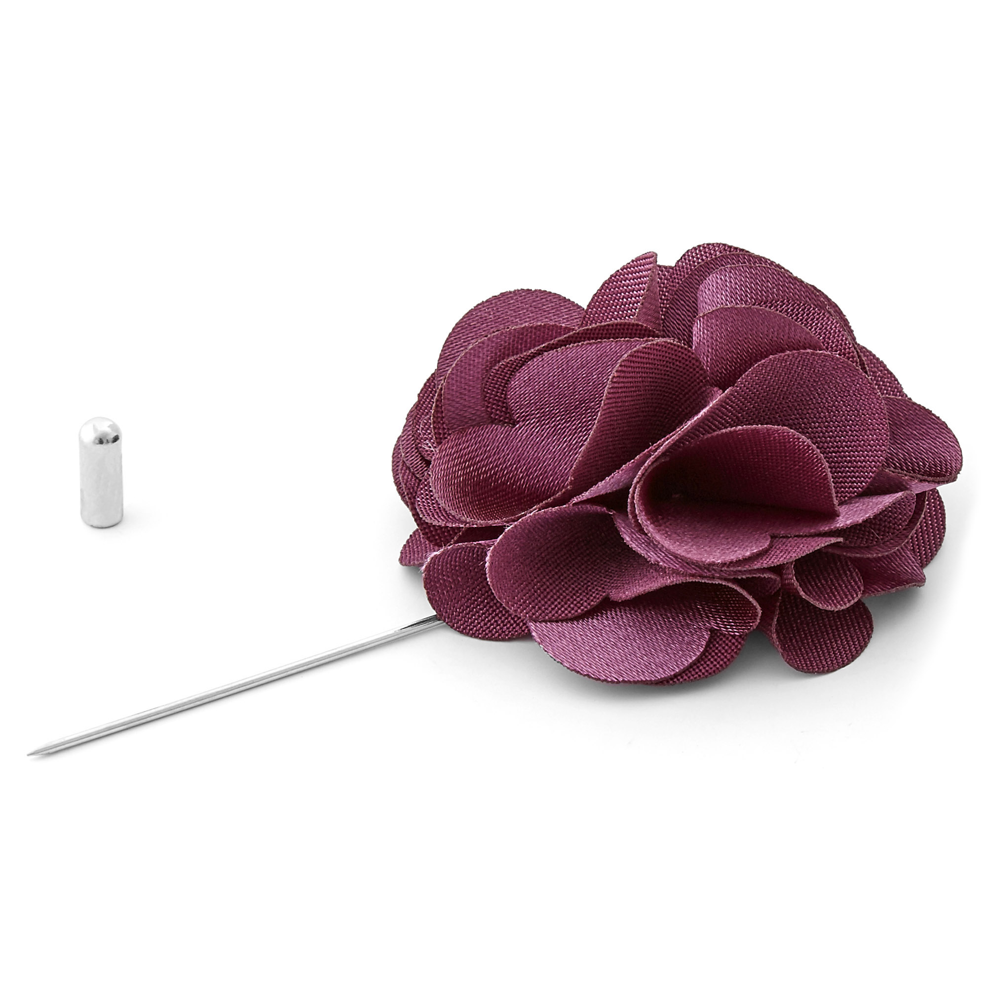 Flor de solapa borgoña - 2