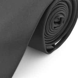 Charcoal Grey 6cm Basic Tie - 2 - gallery