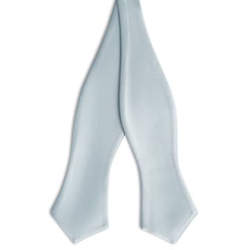 Arctic Blue Self-Tie Satin Diamond Tip Bow Tie Arctic Blue Self-Tie Satin Diamond Tip Bow Tie