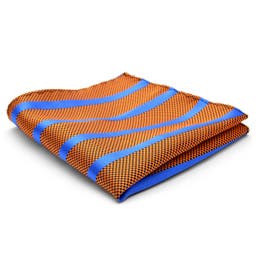 Раирана копринена кърпичка за сако