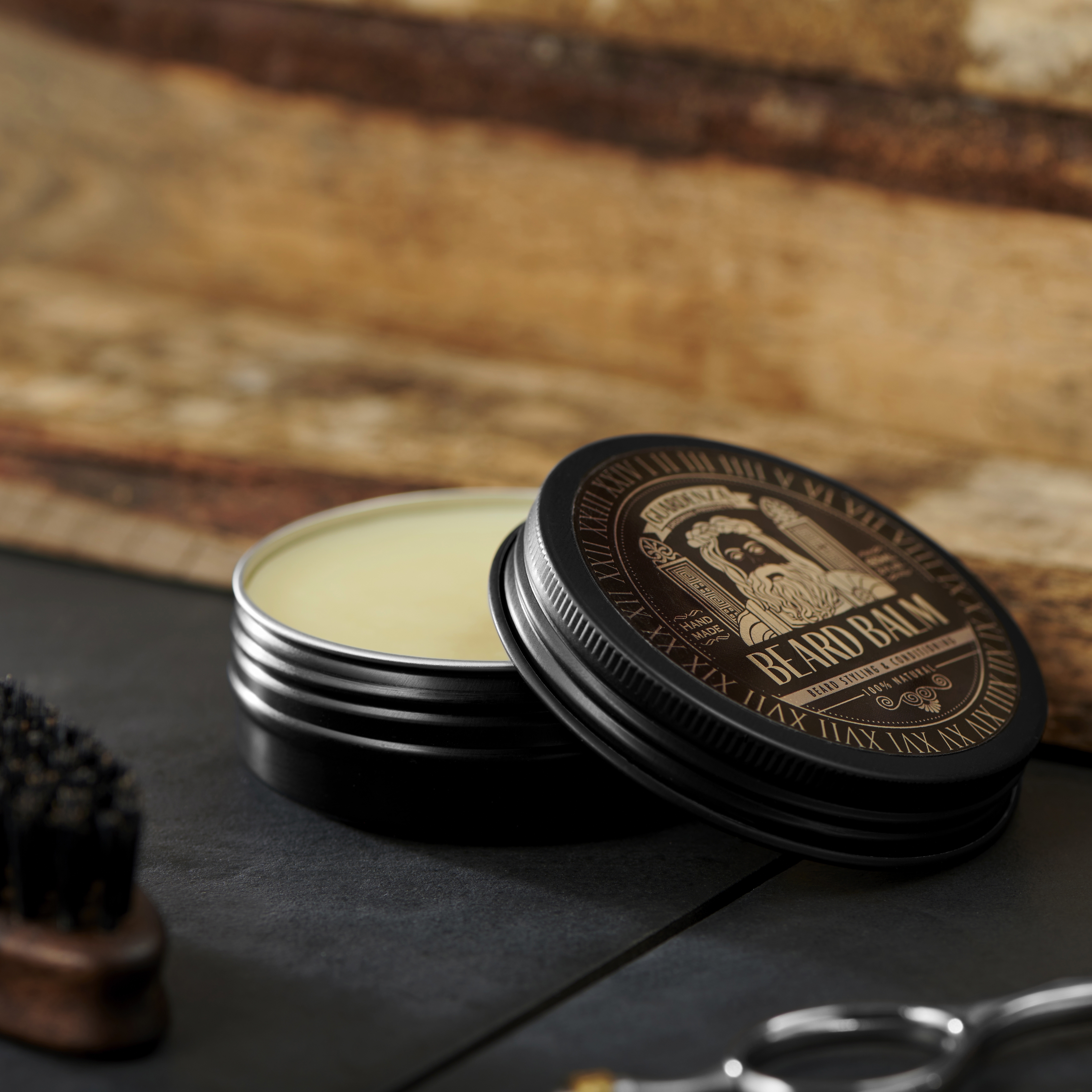 Naturlig Balsamerende Skjeggvoks - 4