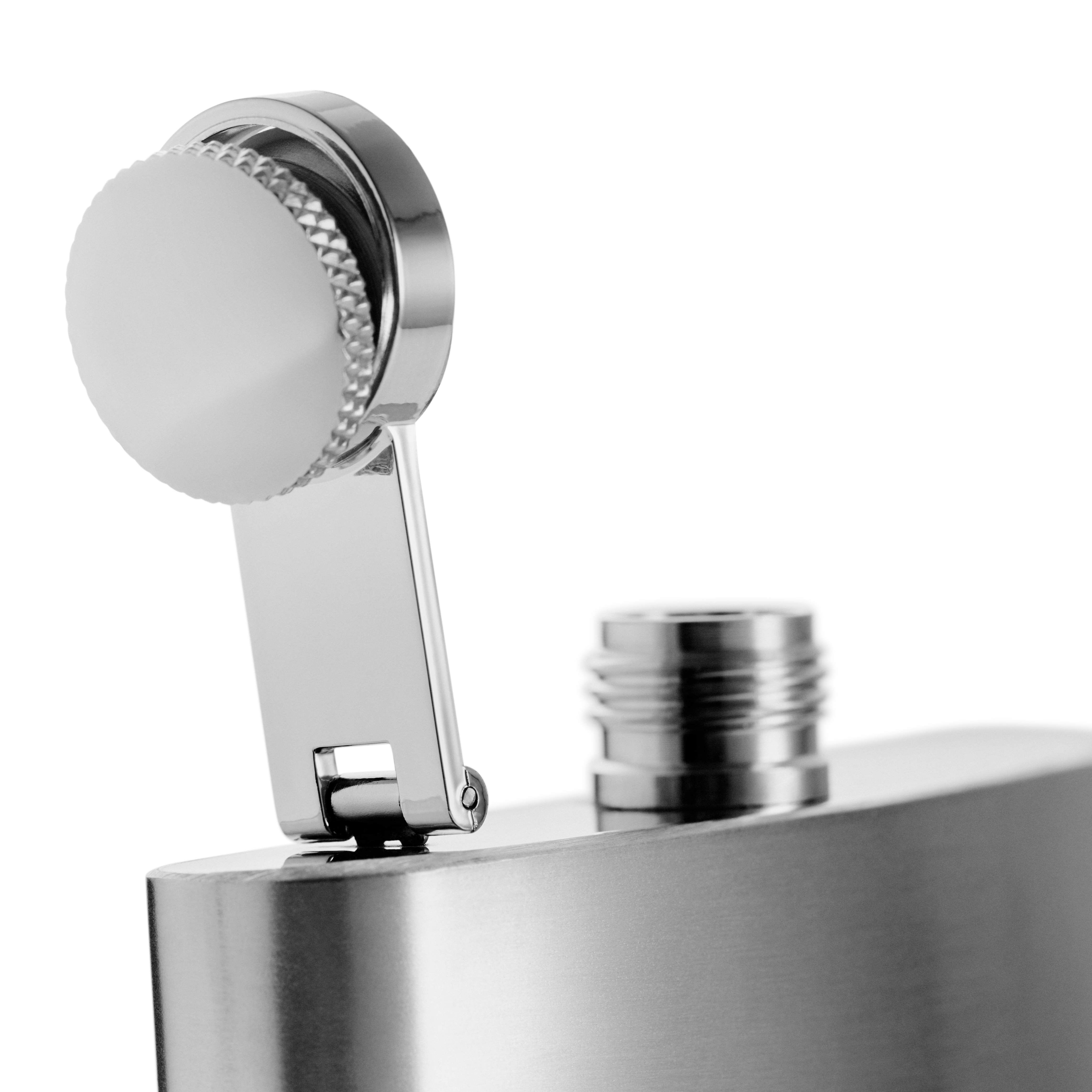 Stainless Steel Hip Flask and 2 Glass Set - 4