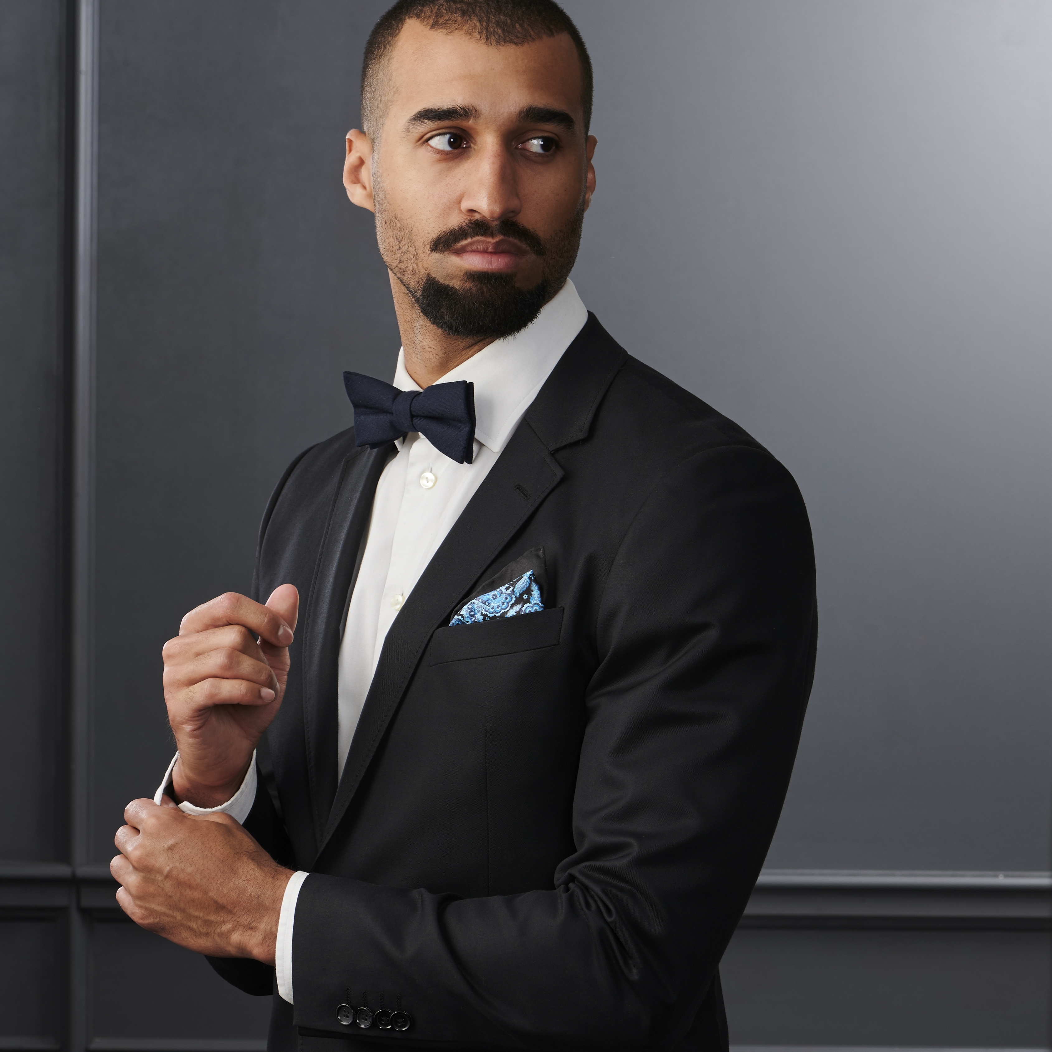 Pochette de costume Boho en soie Betto  - 6