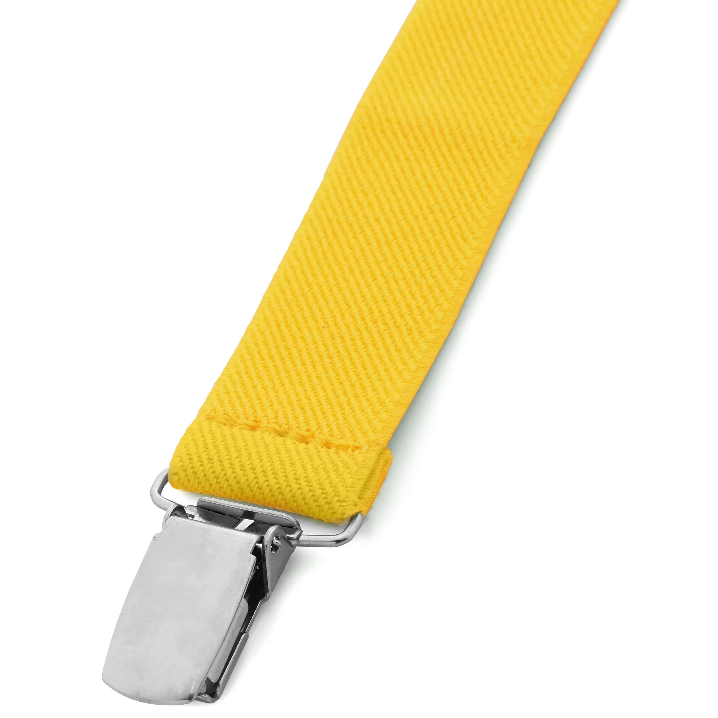 Bretelle sottili giallo dorato - 3