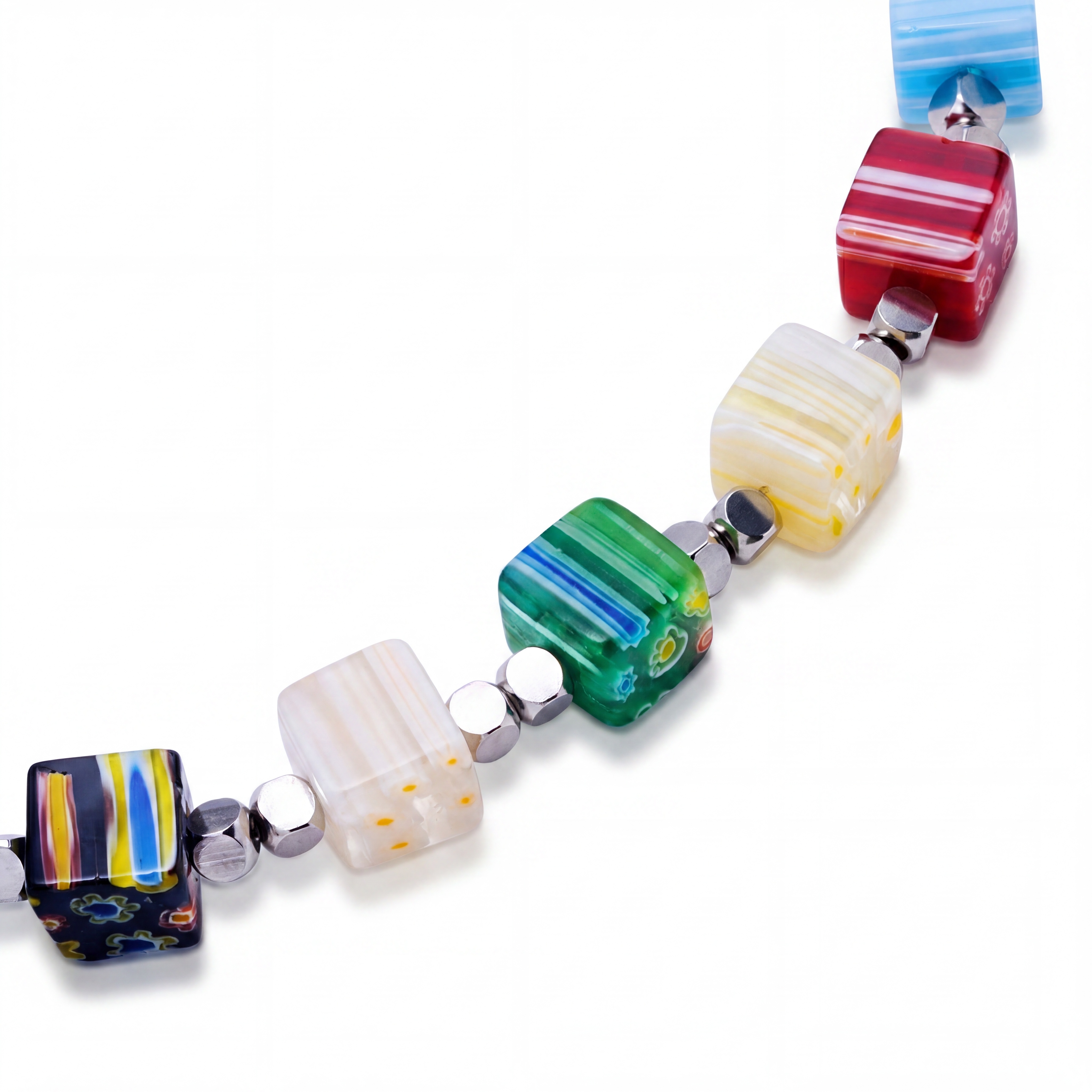 Pearlmania | Collier argenté Beaded Chain - 2