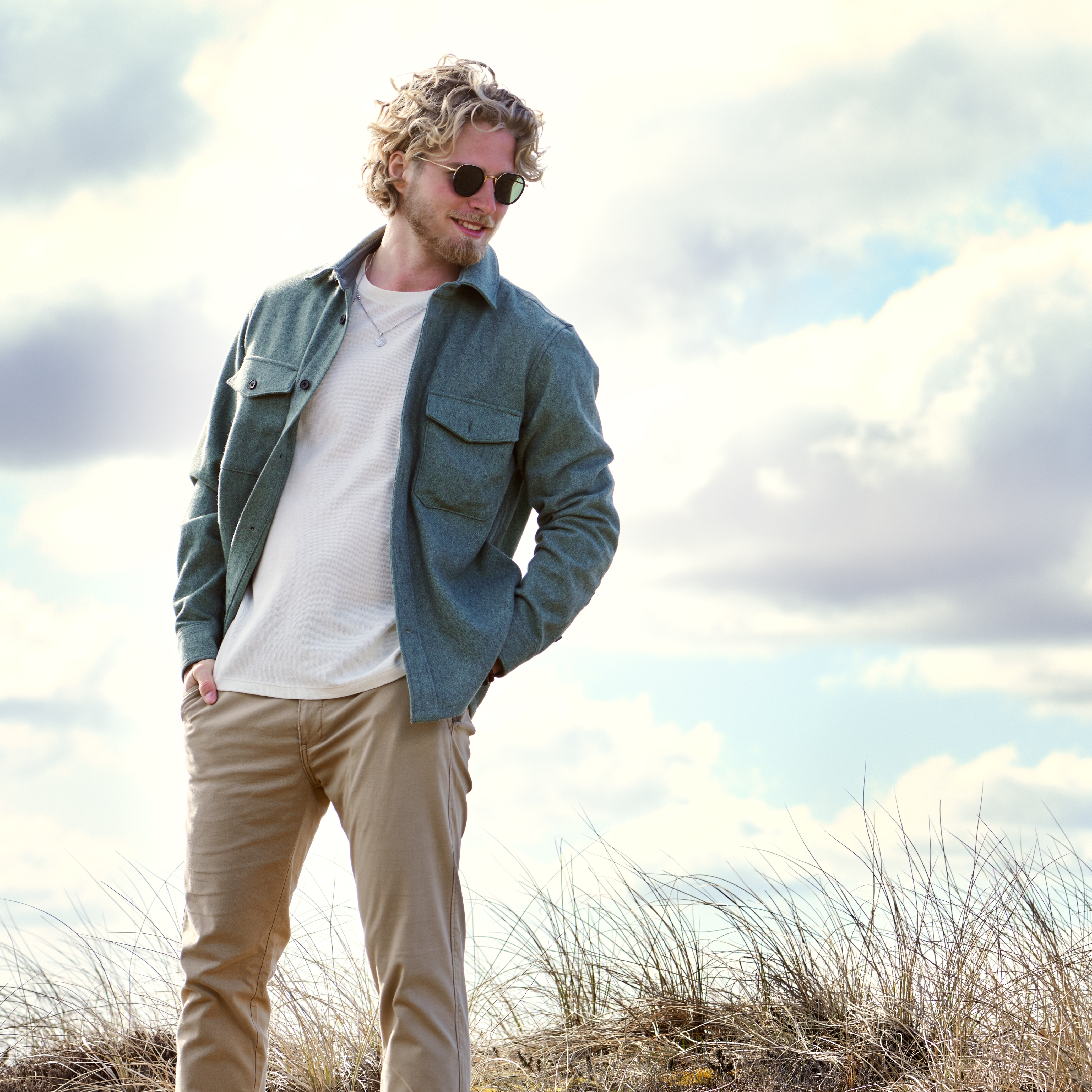 Kullanväriset ja vihreät polarisoidut Wylie Thea -aurinkolasit - 3