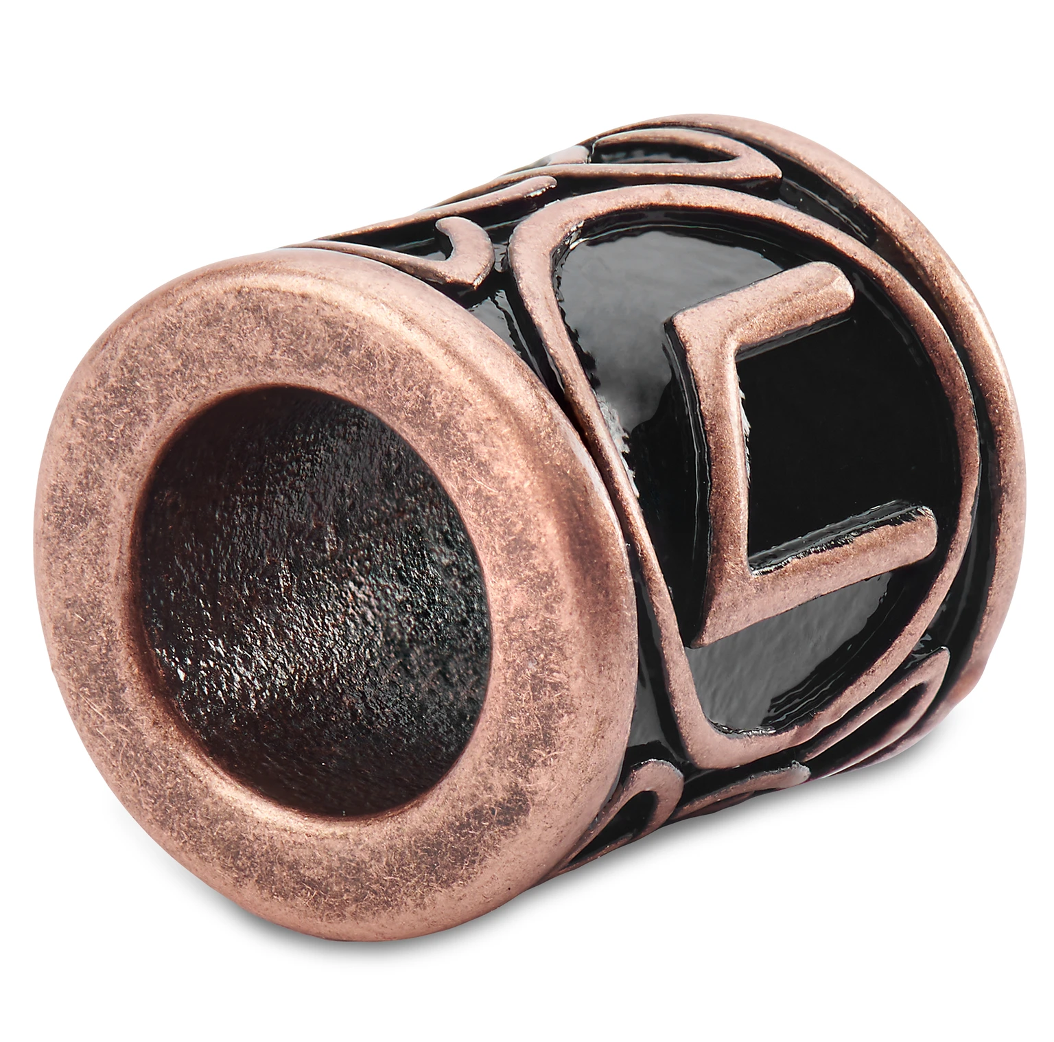 Bague de barbe Viking couleur bronze La Rune Uruz Bague de barbe Viking couleur bronze La Rune Uruz