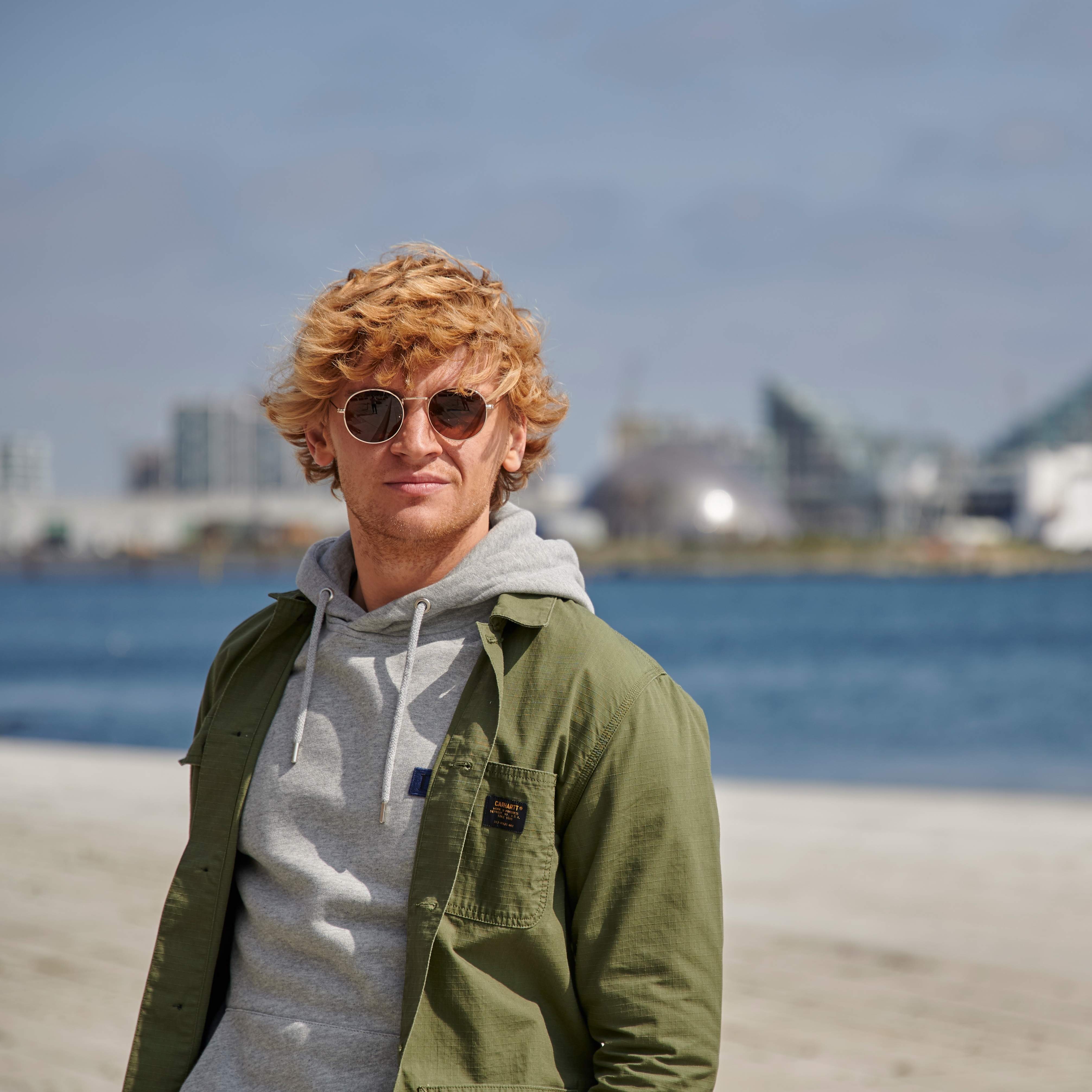 Sluneční brýle Waylon ve zlaté a hnědé barvě - 6