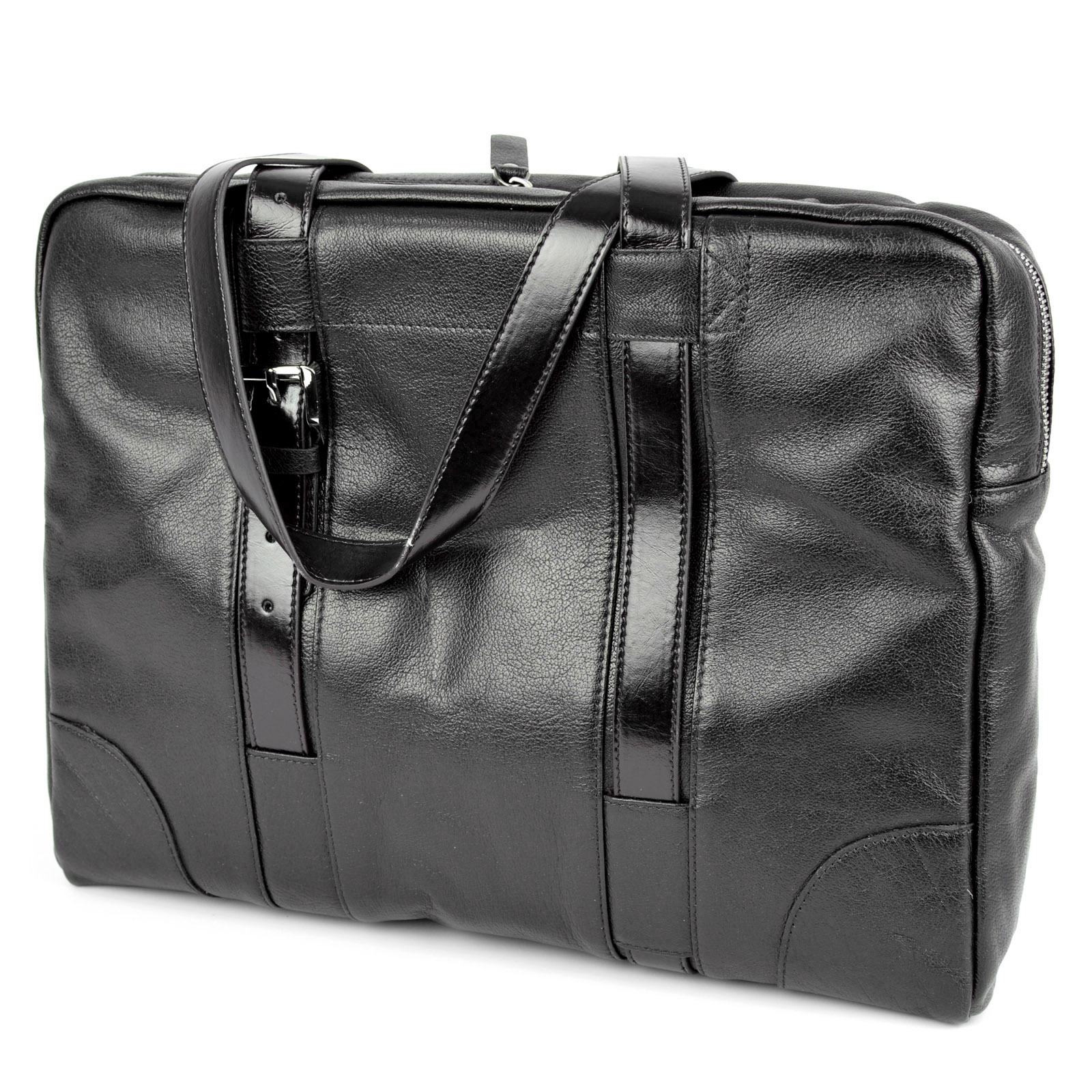 Sort Bucko Lædertaske - 6